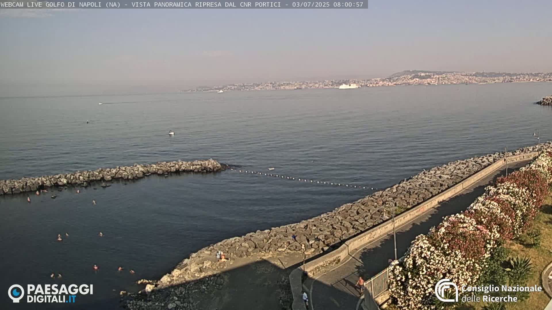 Napoli Gulf Live Cam  - Naples, Campania, Italy