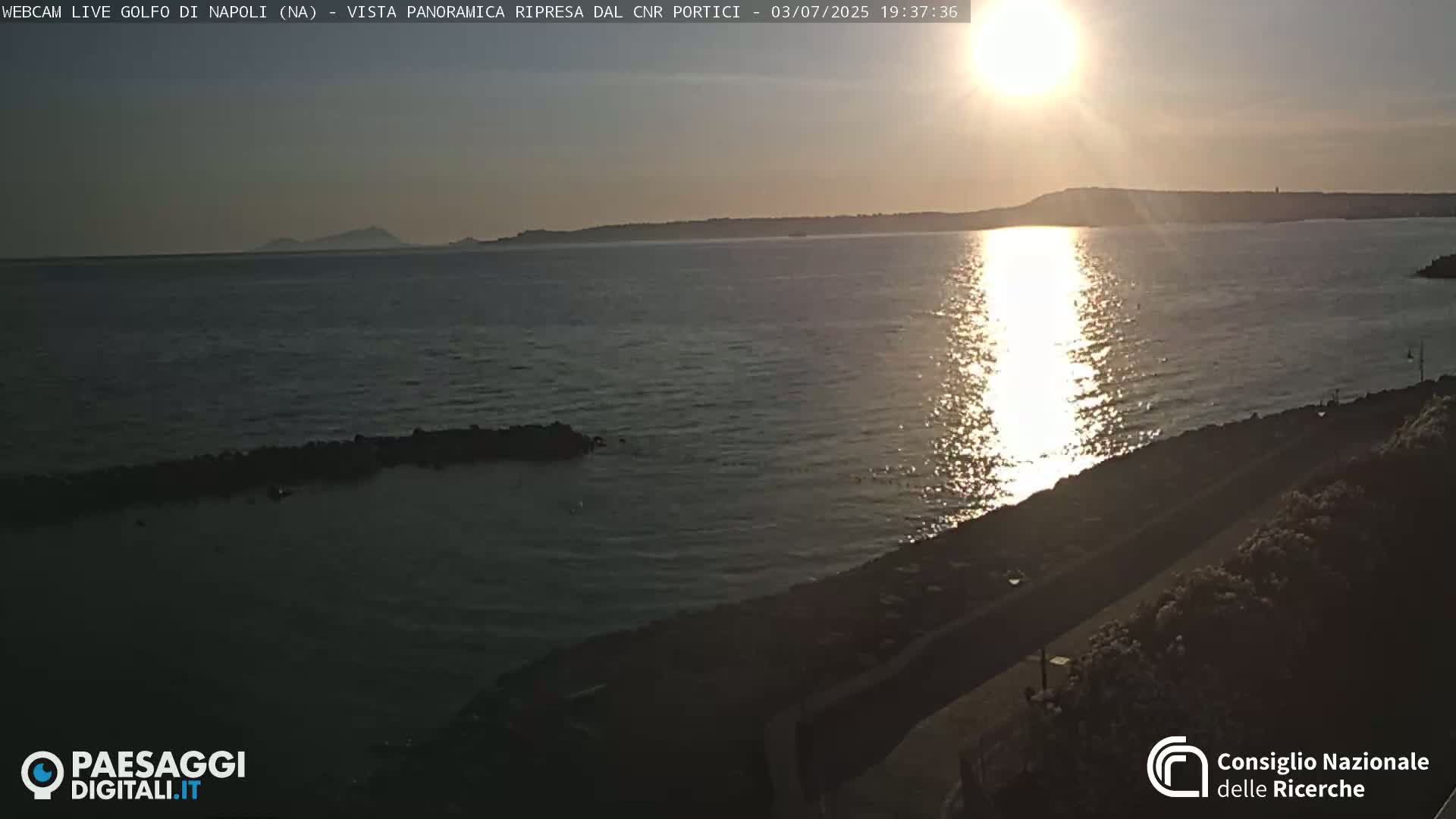 Napoli Gulf Live Cam  - Naples, Campania, Italy