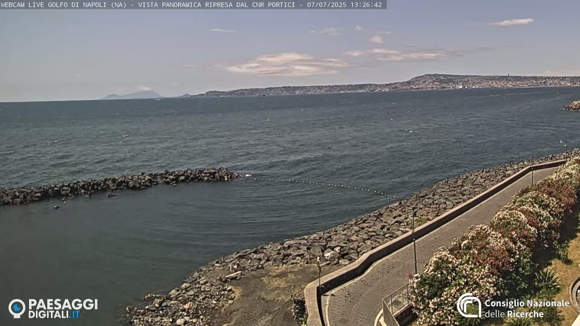 Napoli Gulf Live Cam  - Naples, Campania, Italy