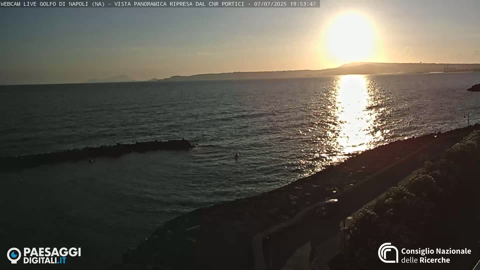 Napoli Gulf Live Cam  - Naples, Campania, Italy