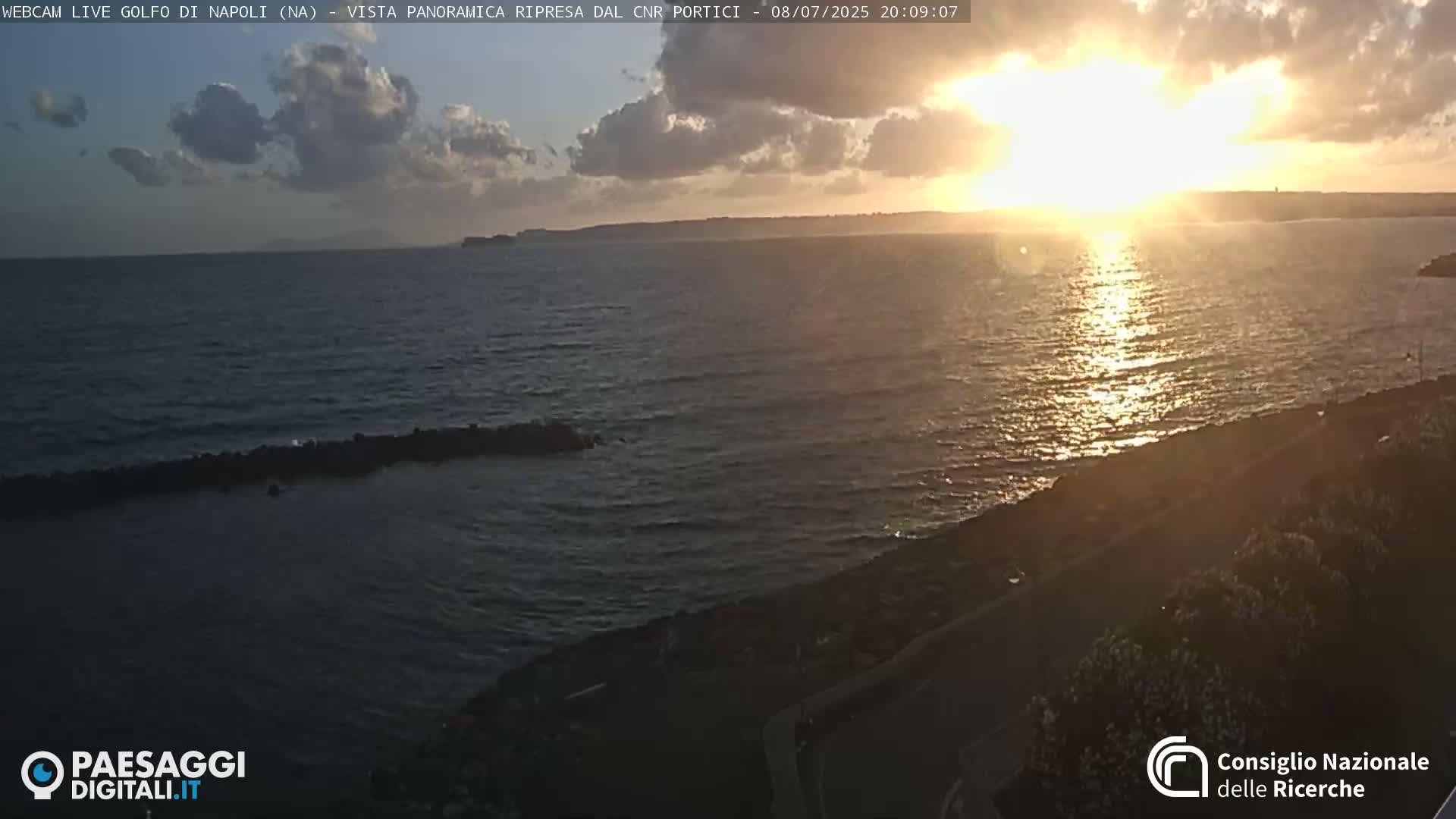 Napoli Gulf Live Cam  - Naples, Campania, Italy