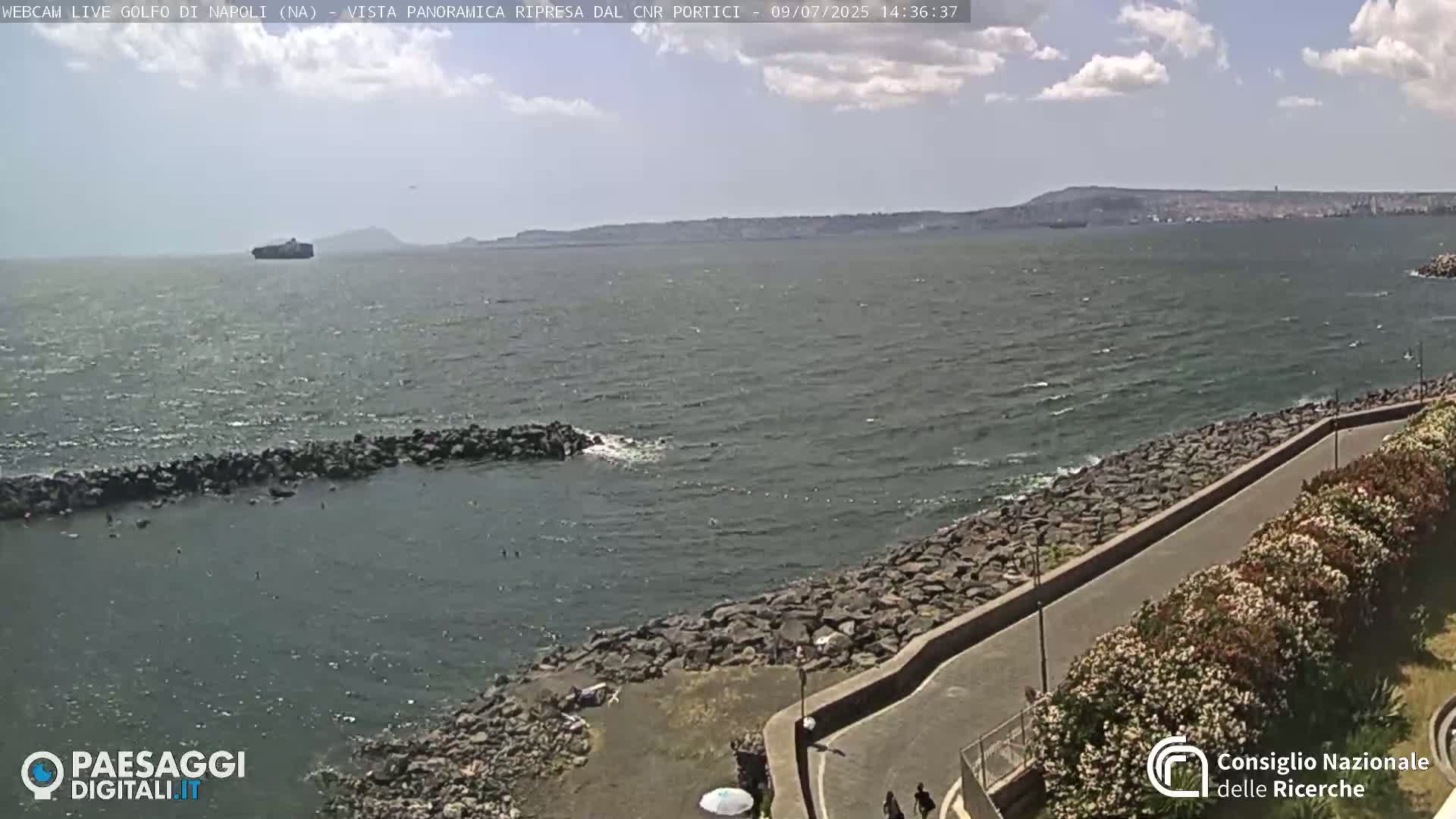 Napoli Gulf Live Cam  - Naples, Campania, Italy