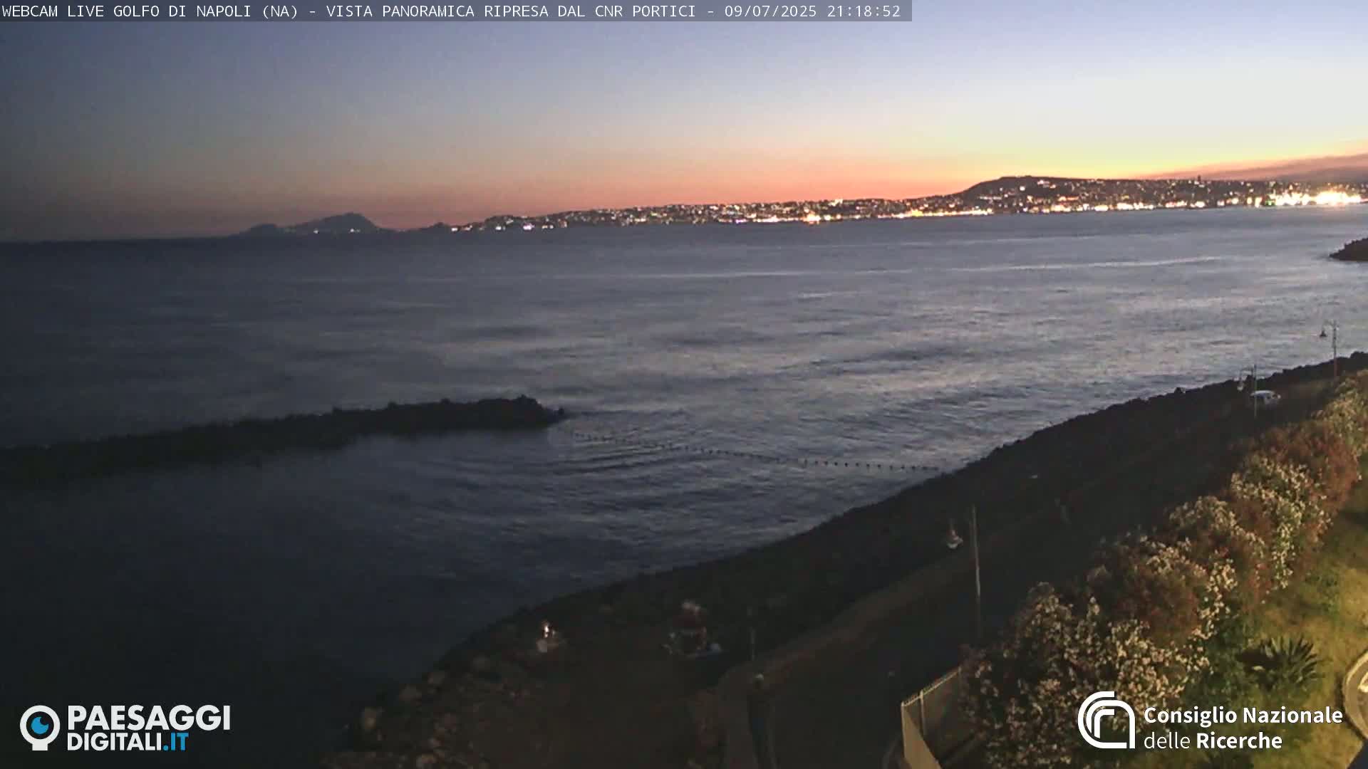 Napoli Gulf Live Cam  - Naples, Campania, Italy