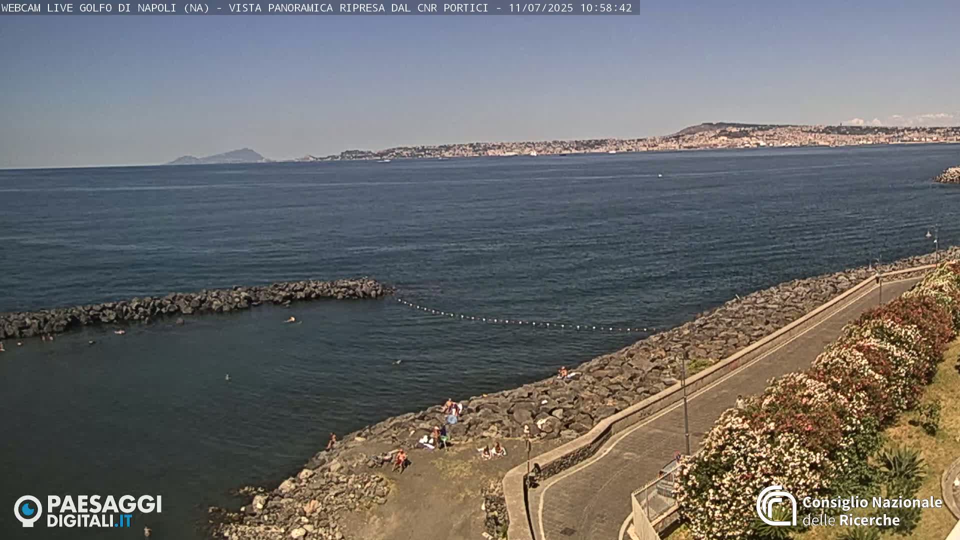 Napoli Gulf Live Cam  - Naples, Campania, Italy