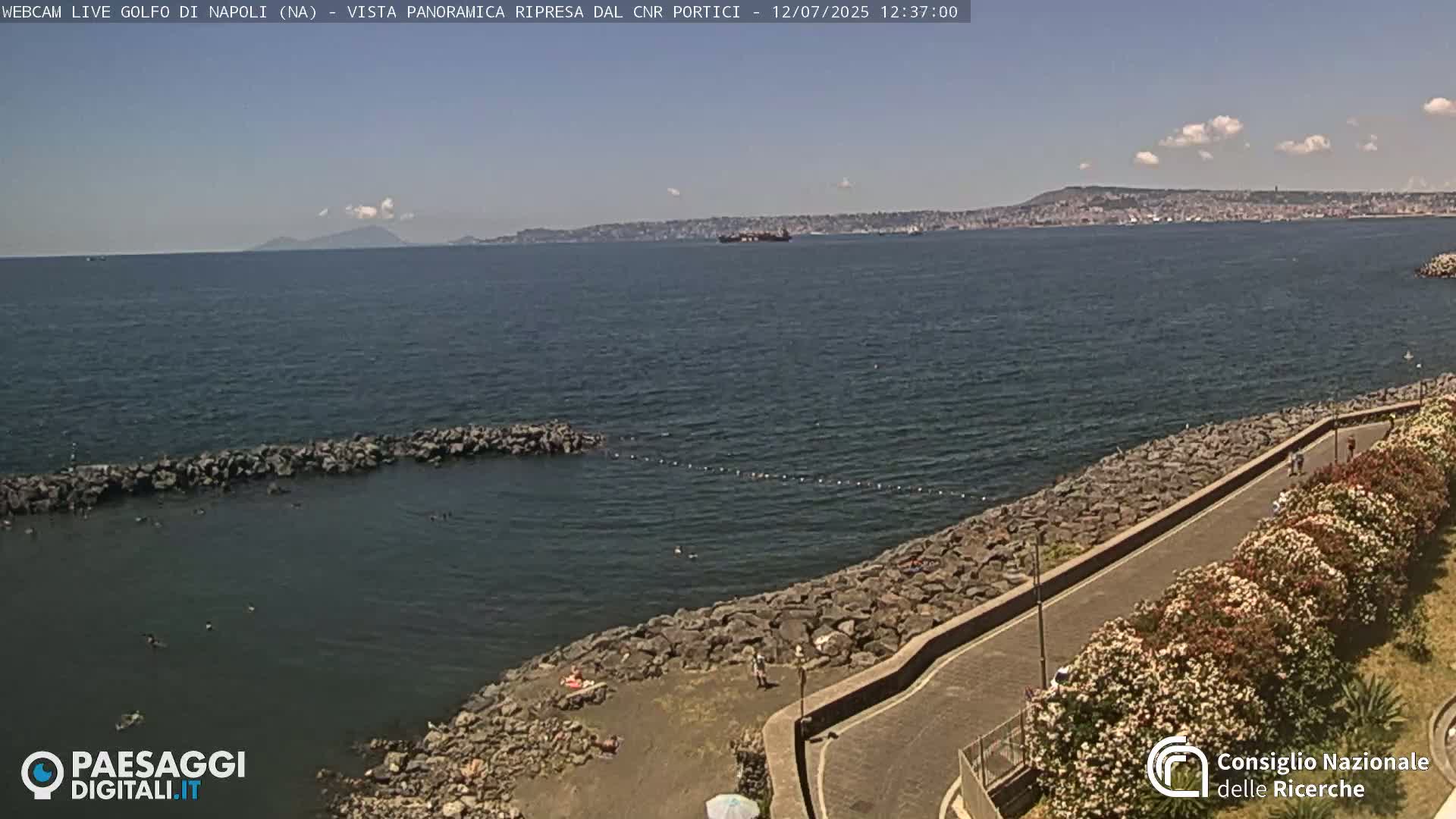 Napoli Gulf Live Cam  - Naples, Campania, Italy