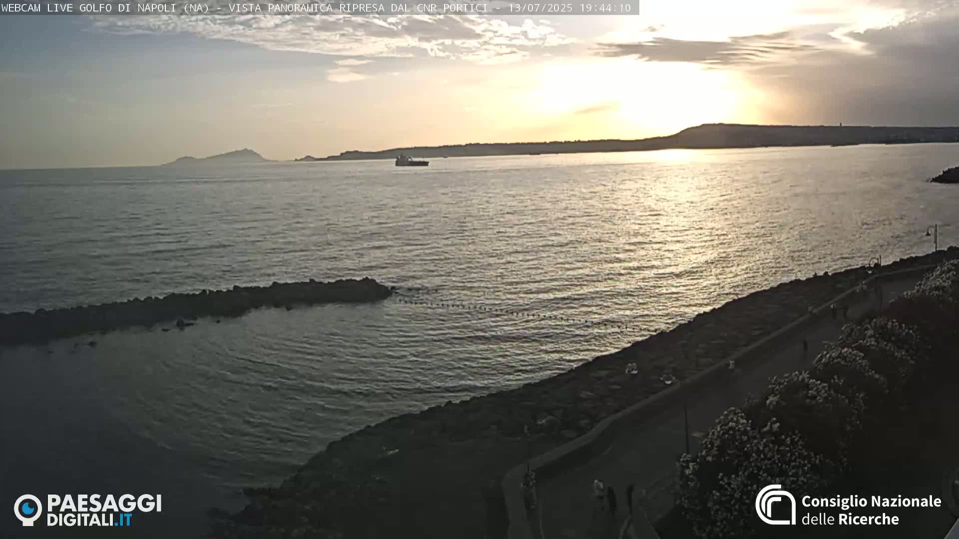 Napoli Gulf Live Cam  - Naples, Campania, Italy