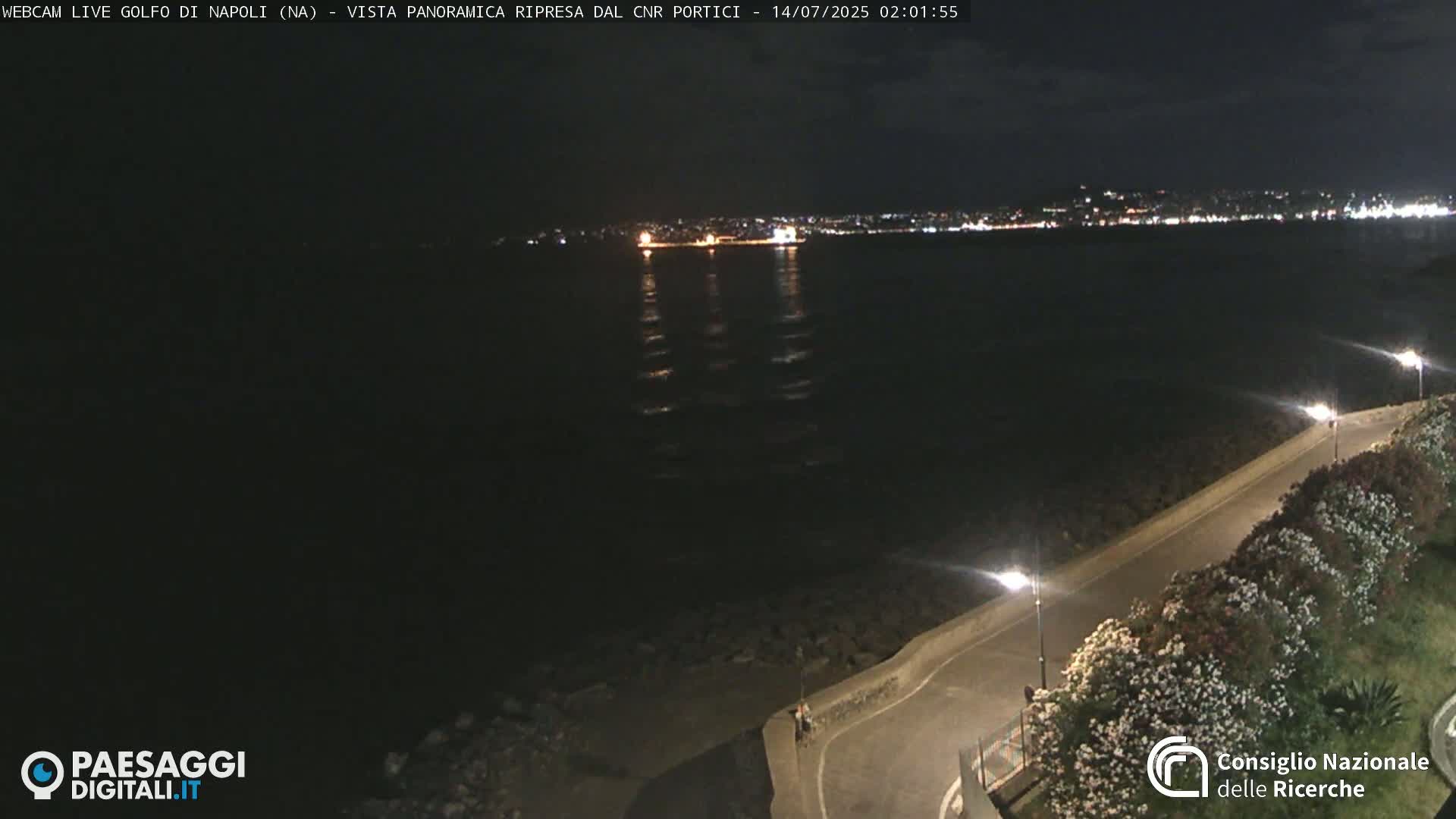 Napoli Gulf Live Cam  - Naples, Campania, Italy