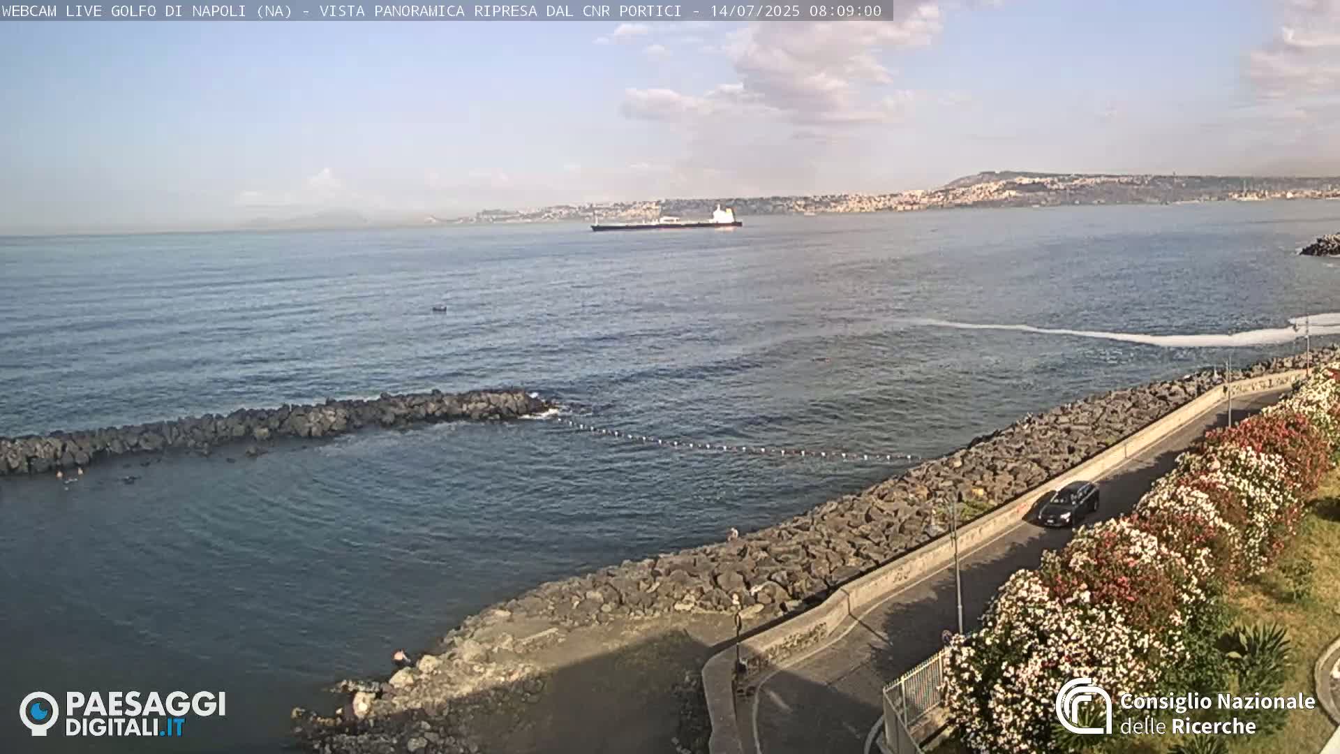 Napoli Gulf Live Cam  - Naples, Campania, Italy