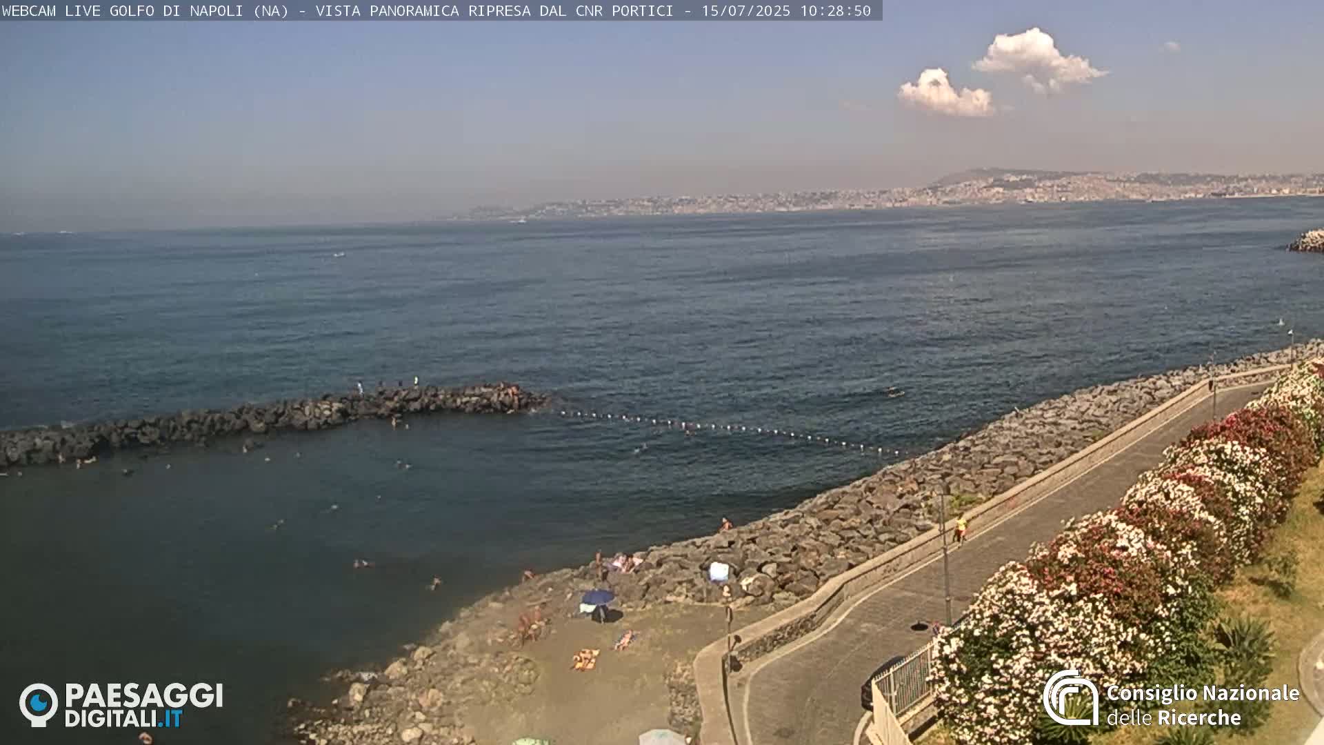 Napoli Gulf Live Cam  - Naples, Campania, Italy