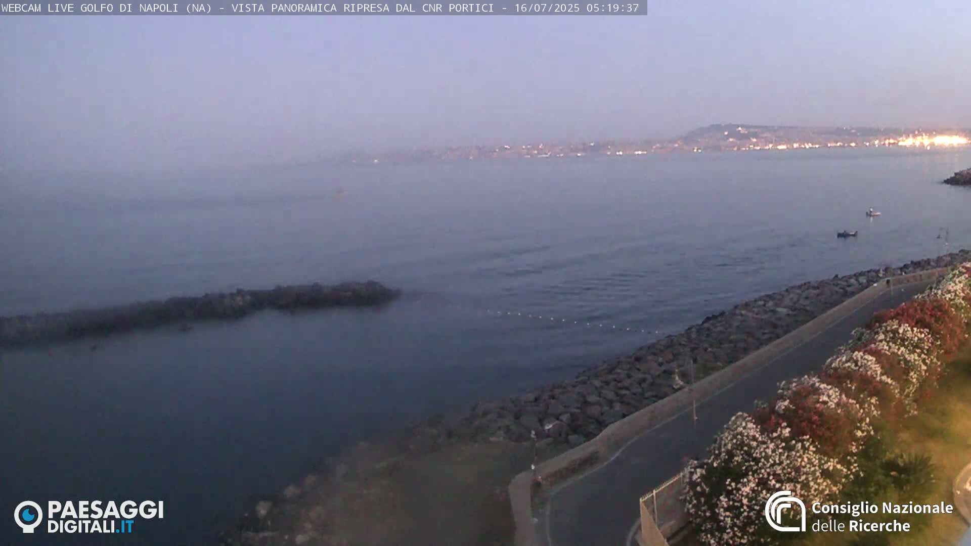 Napoli Gulf Live Cam  - Naples, Campania, Italy