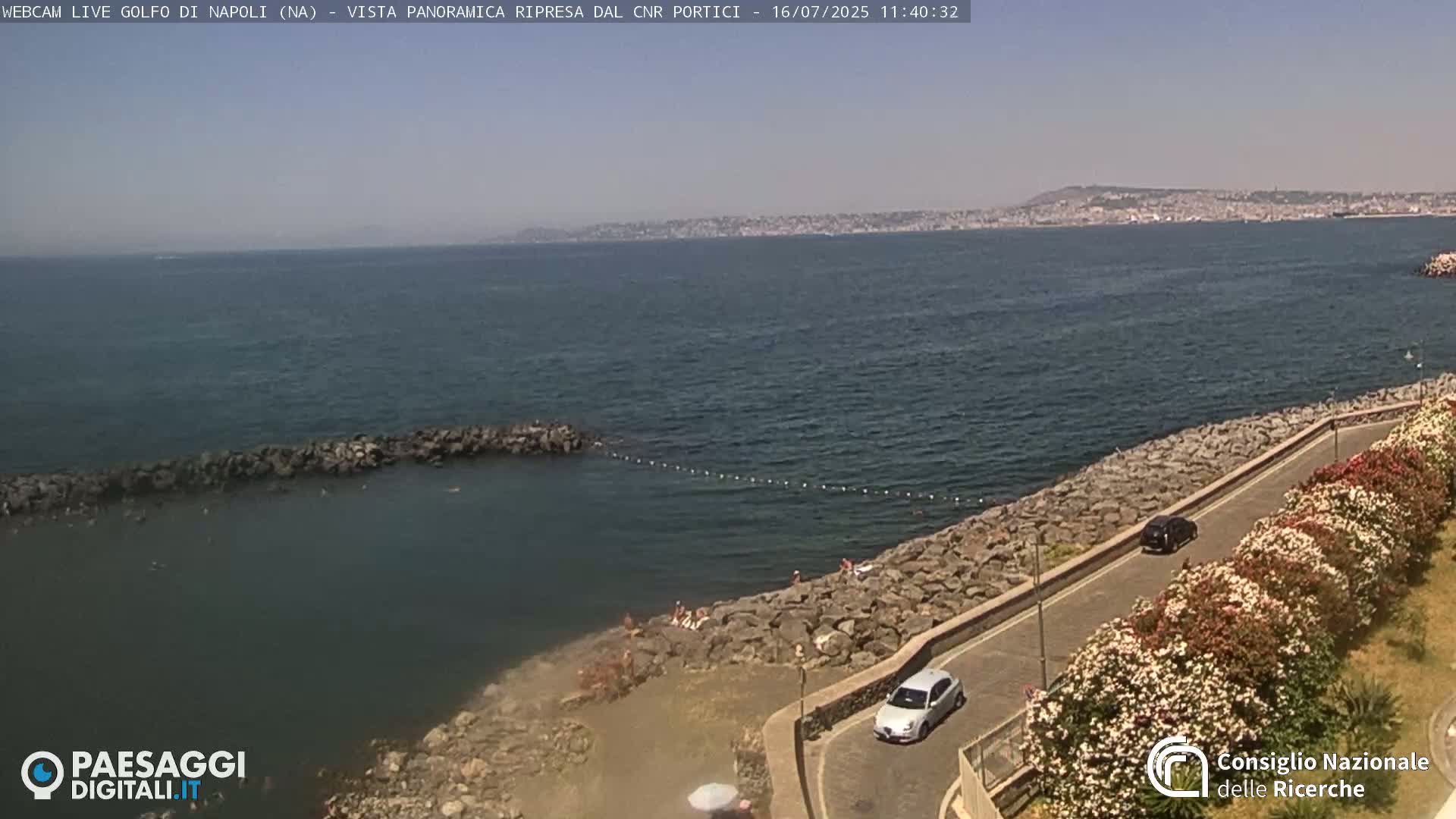Napoli Gulf Live Cam  - Naples, Campania, Italy