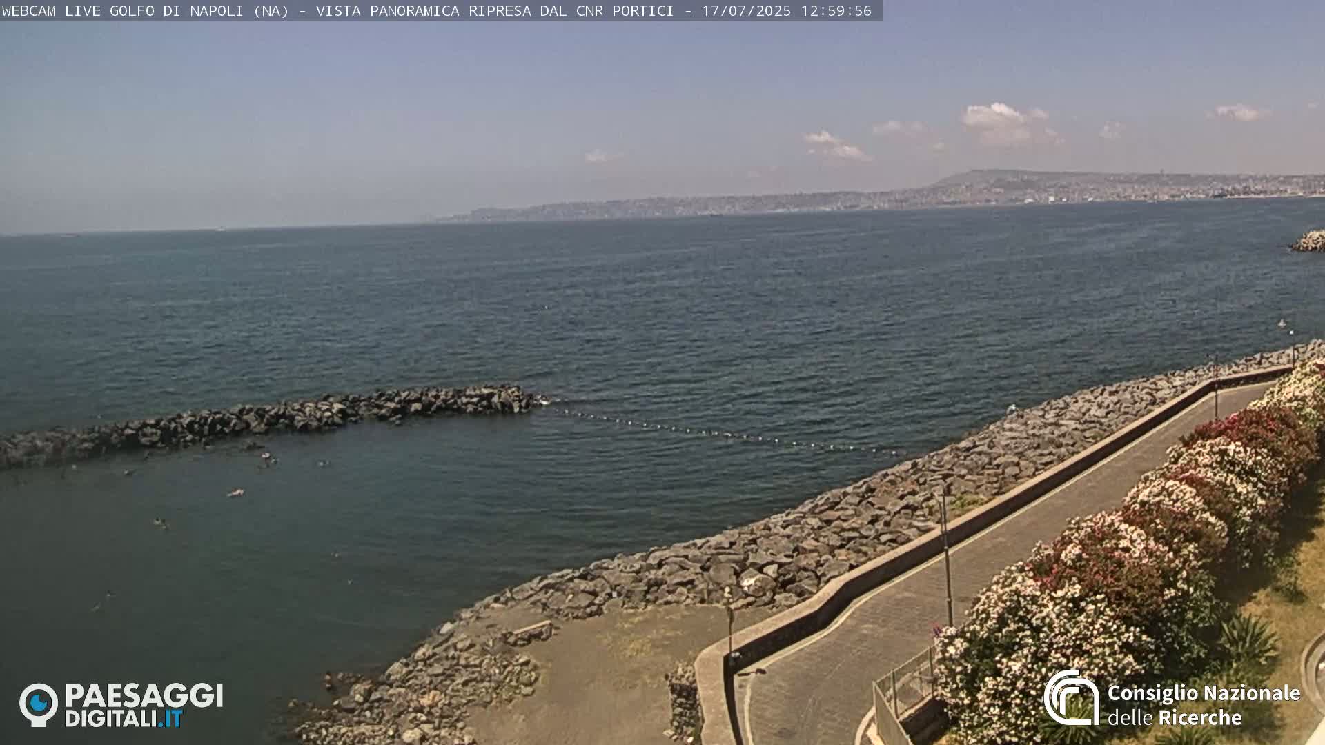 Napoli Gulf Live Cam  - Naples, Campania, Italy