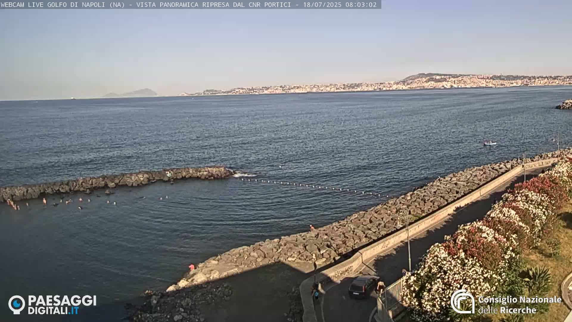 Napoli Gulf Live Cam  - Naples, Campania, Italy