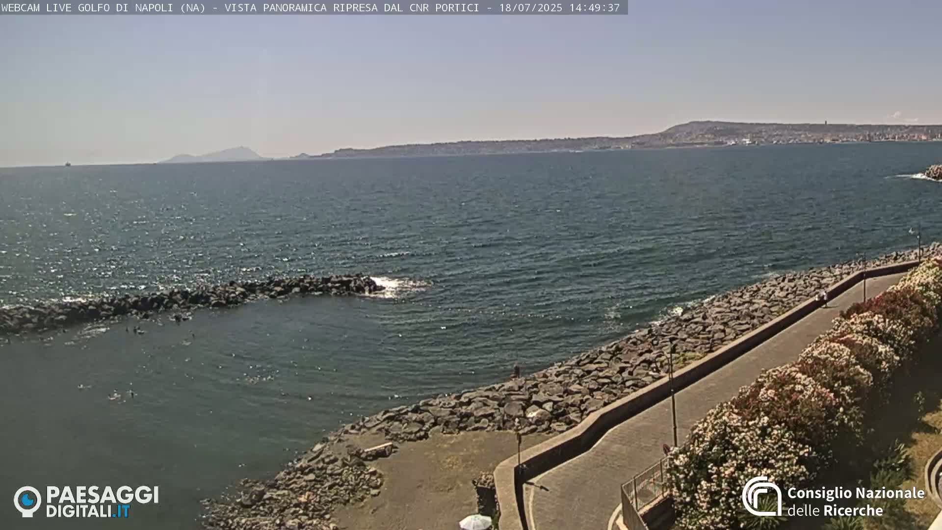 Napoli Gulf Live Cam  - Naples, Campania, Italy
