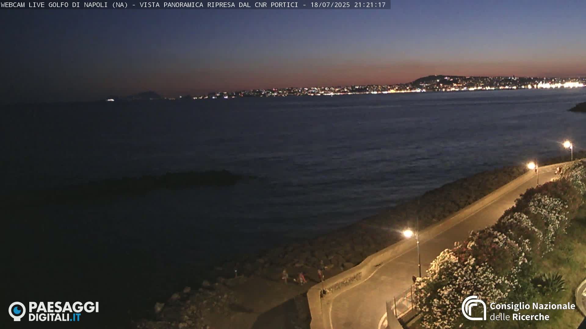 Napoli Gulf Live Cam  - Naples, Campania, Italy