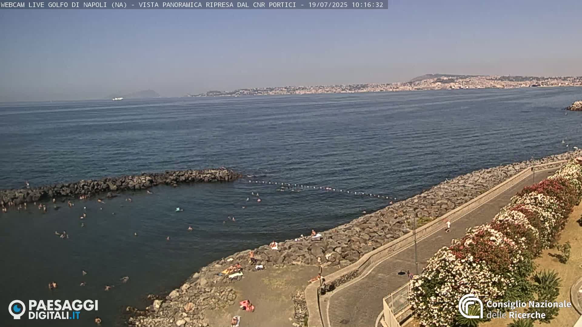 Napoli Gulf Live Cam  - Naples, Campania, Italy