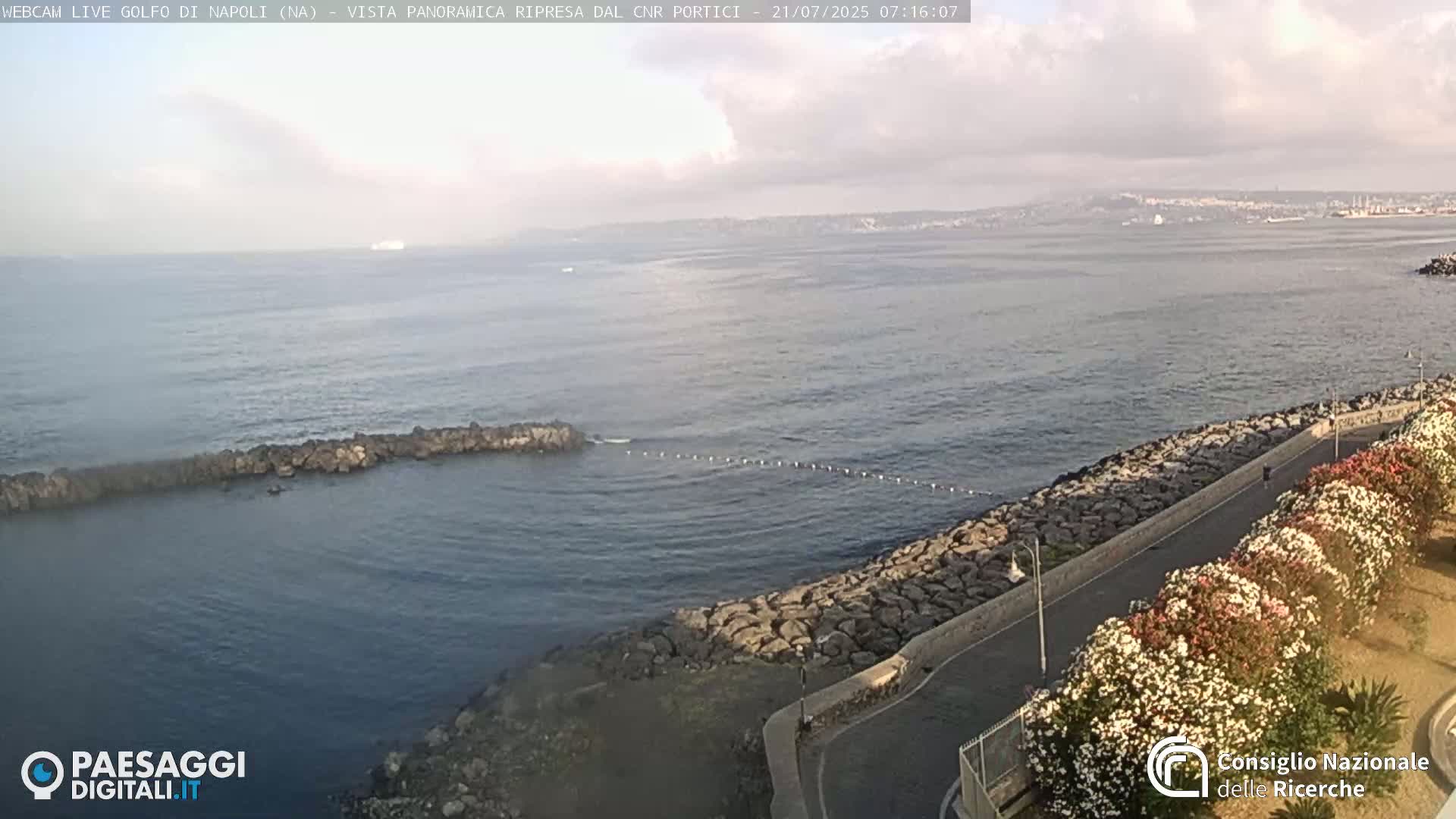 Napoli Gulf Live Cam  - Naples, Campania, Italy