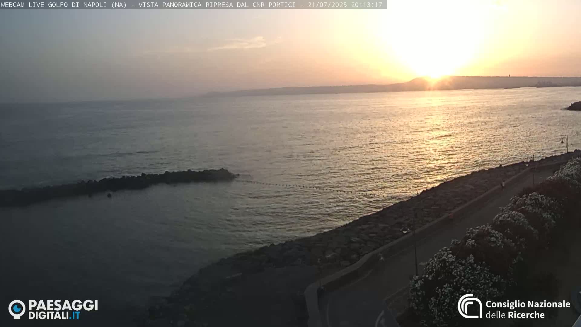 Napoli Gulf Live Cam  - Naples, Campania, Italy