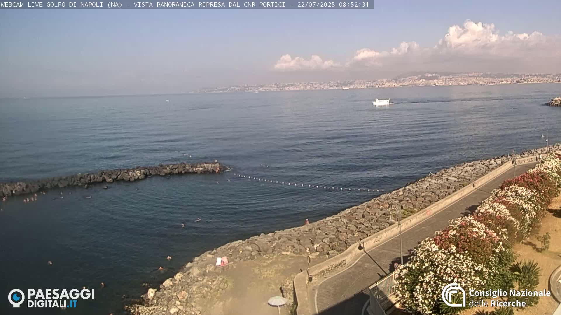 Napoli Gulf Live Cam  - Naples, Campania, Italy