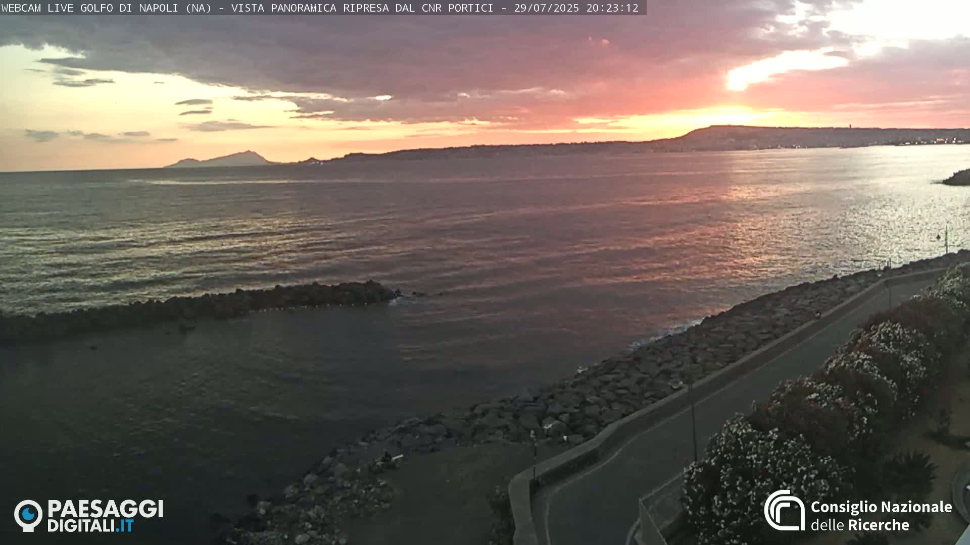 Napoli Gulf Live Cam  - Naples, Campania, Italy