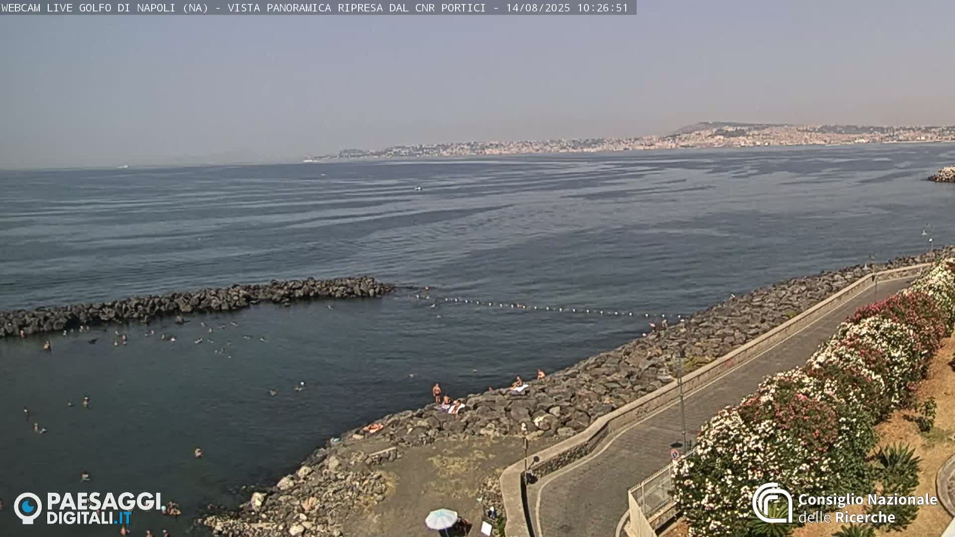 Napoli Gulf Live Cam  - Naples, Campania, Italy