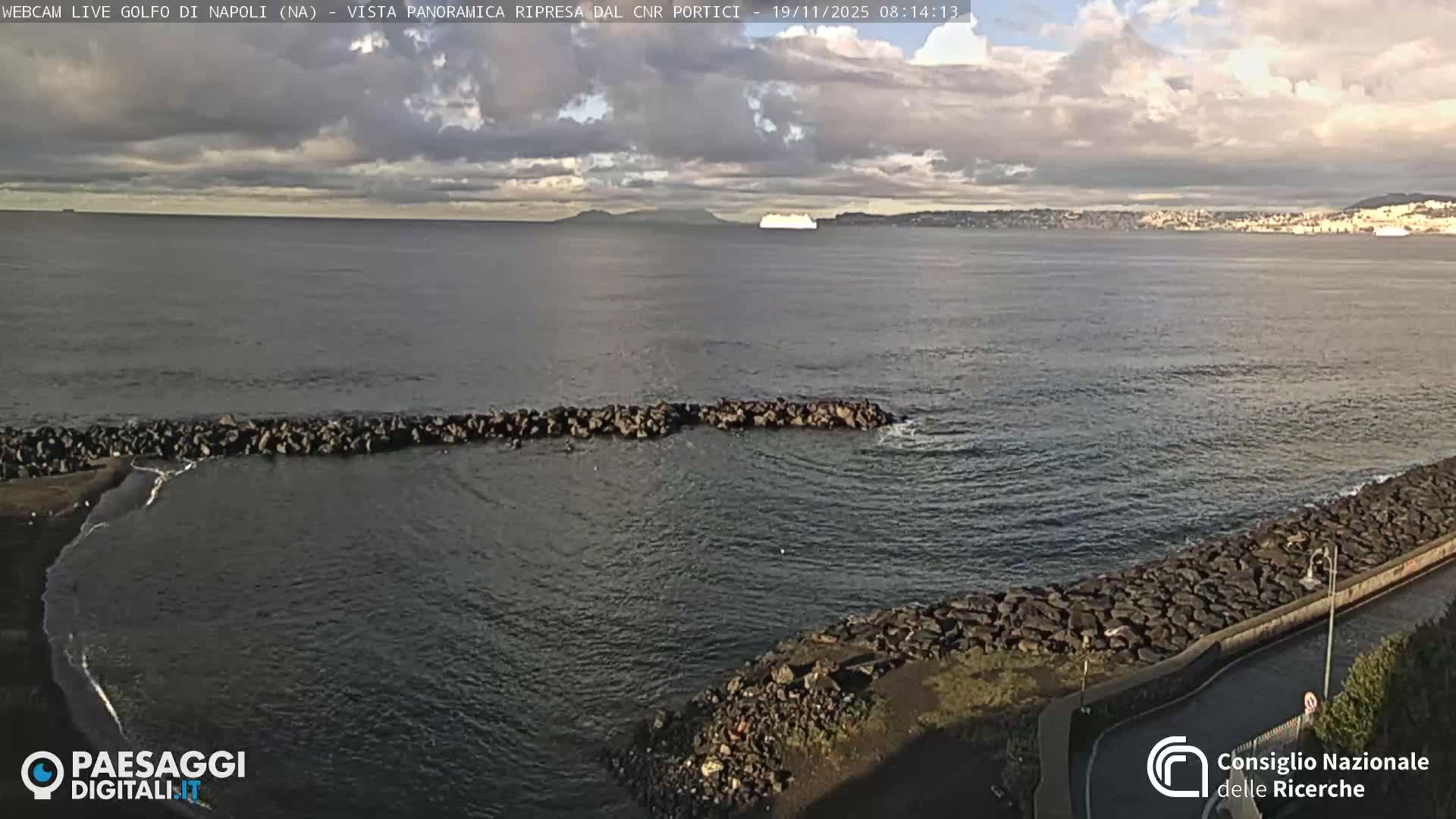 Napoli Gulf Live Cam  - Naples, Campania, Italy
