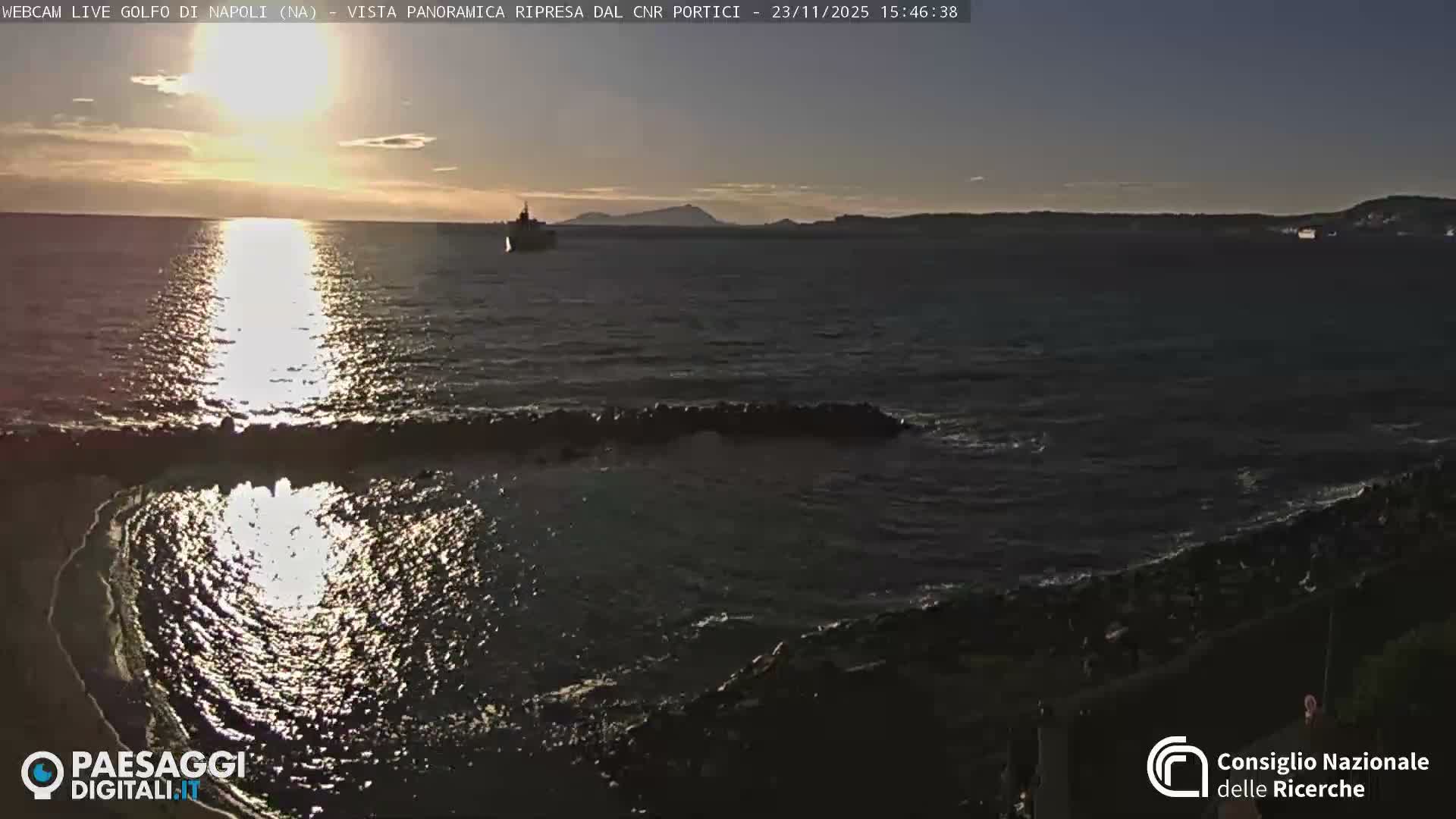 Napoli Gulf Live Cam  - Naples, Campania, Italy