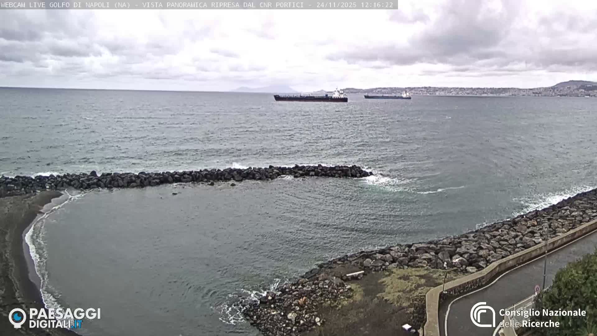 Napoli Gulf Live Cam  - Naples, Campania, Italy