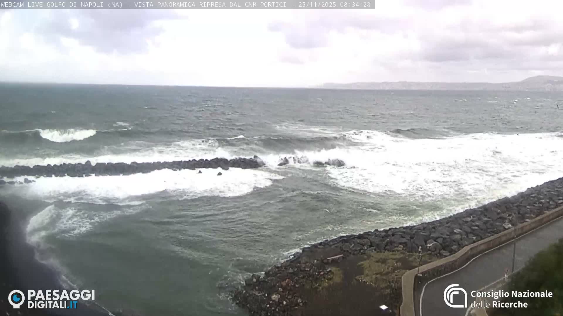 Napoli Gulf Live Cam  - Naples, Campania, Italy