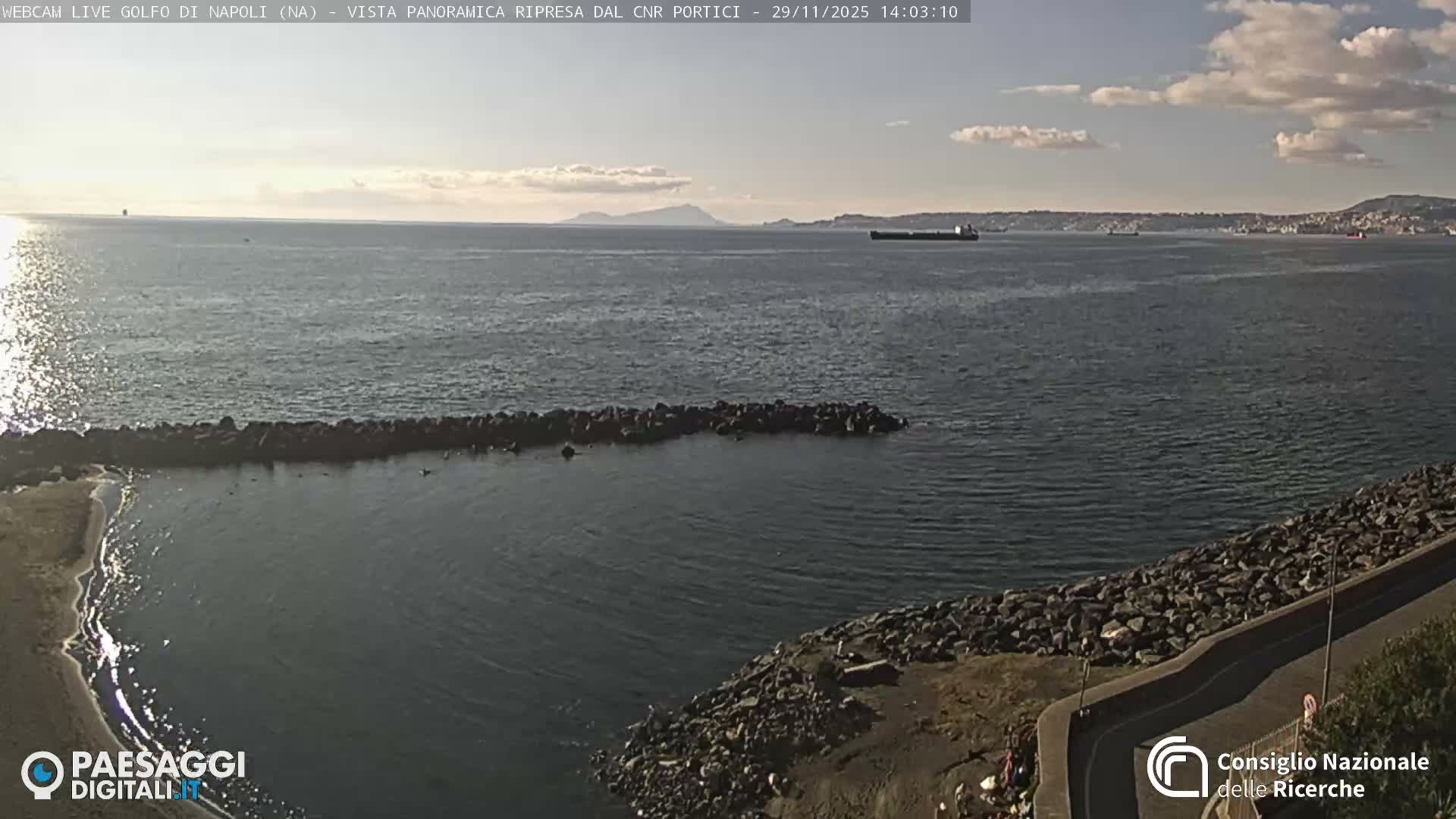 Napoli Gulf Live Cam  - Naples, Campania, Italy