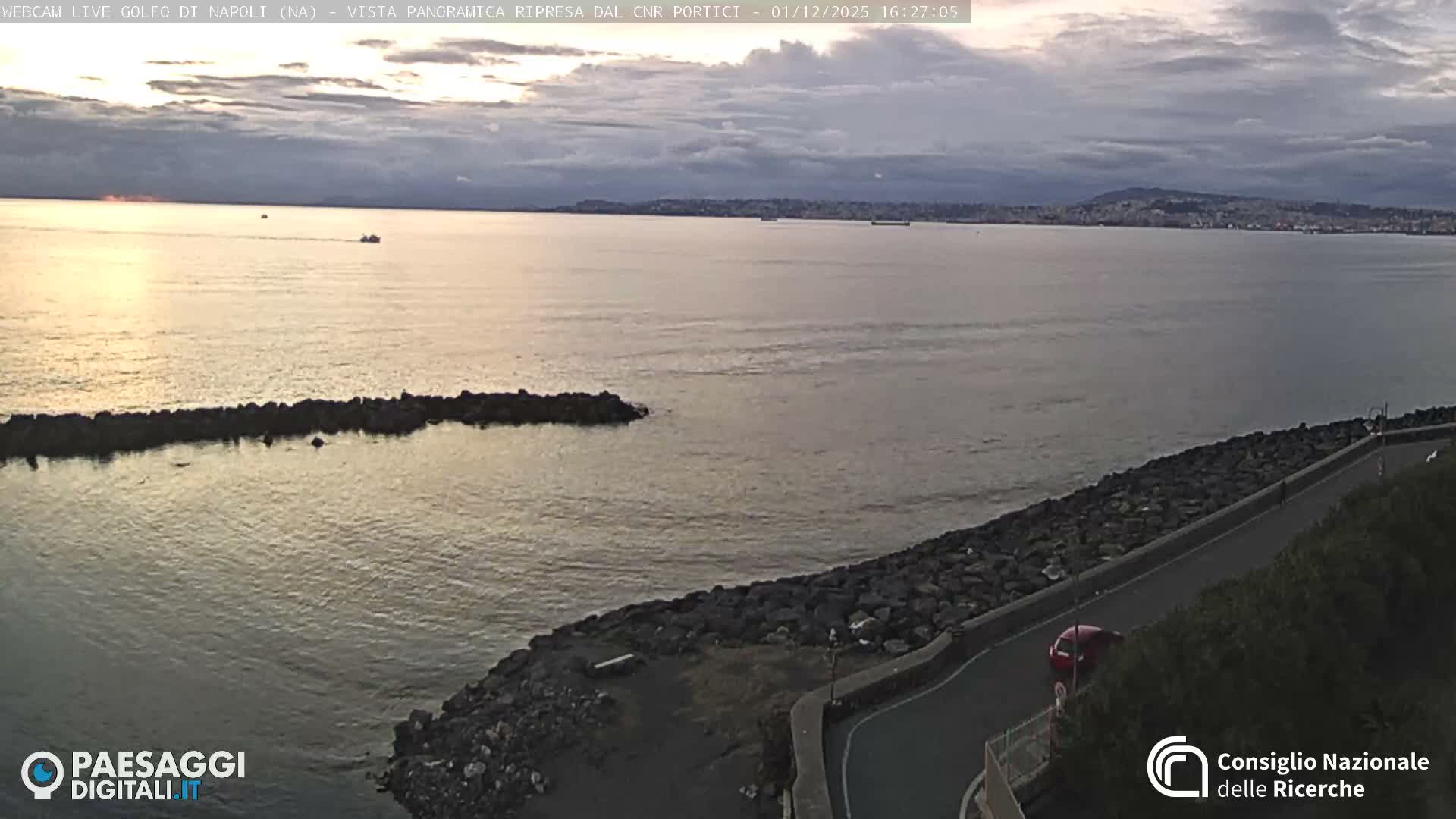 Napoli Gulf Live Cam  - Naples, Campania, Italy