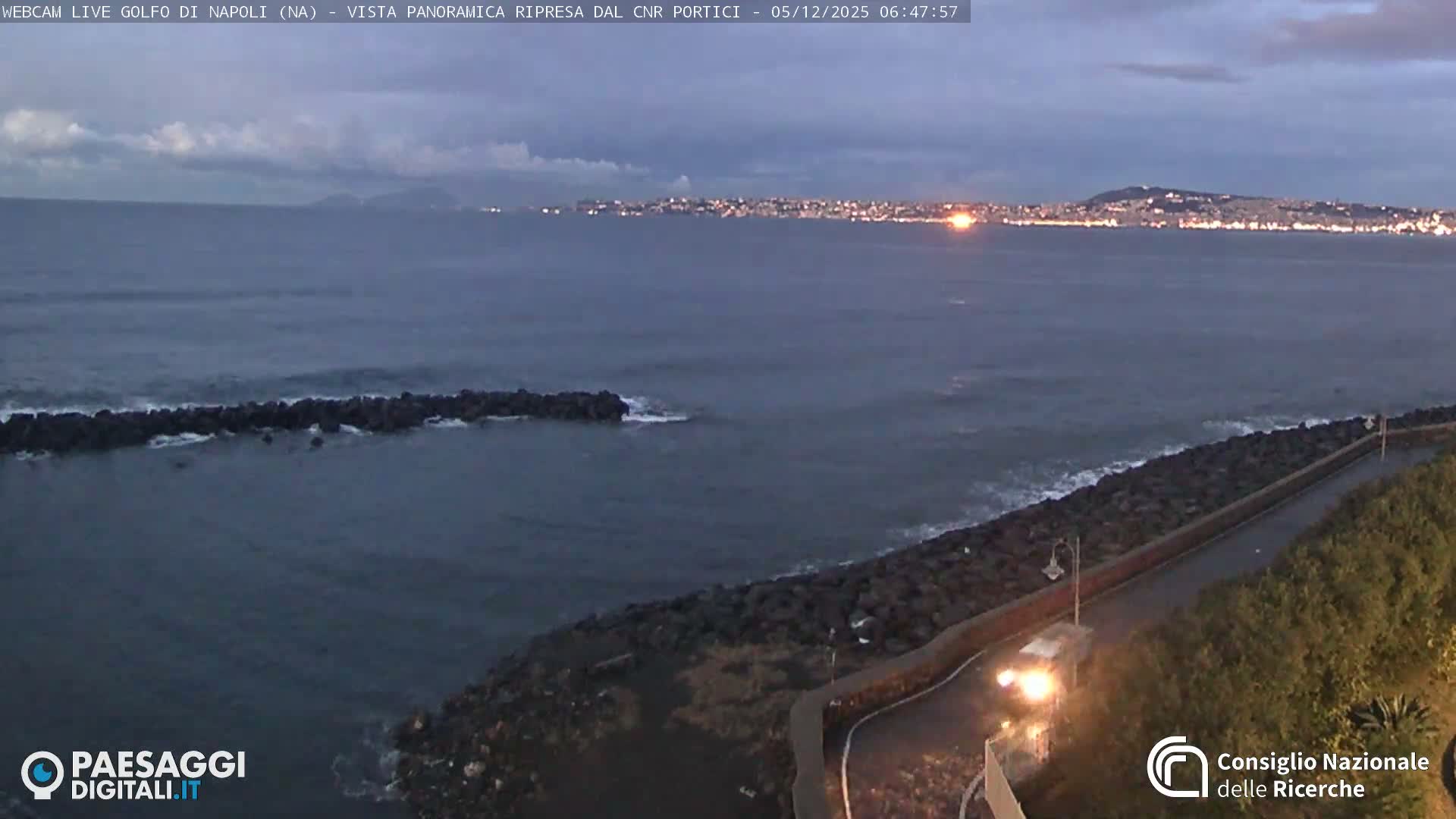 Napoli Gulf Live Cam  - Naples, Campania, Italy