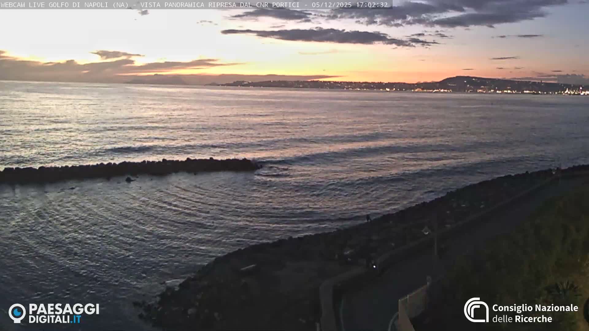 Napoli Gulf Live Cam  - Naples, Campania, Italy
