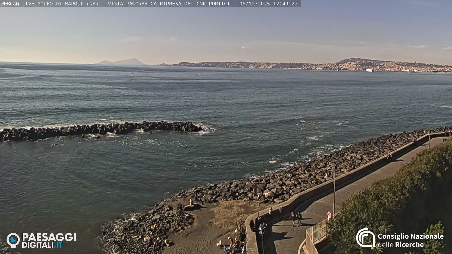 Napoli Gulf Live Cam  - Naples, Campania, Italy