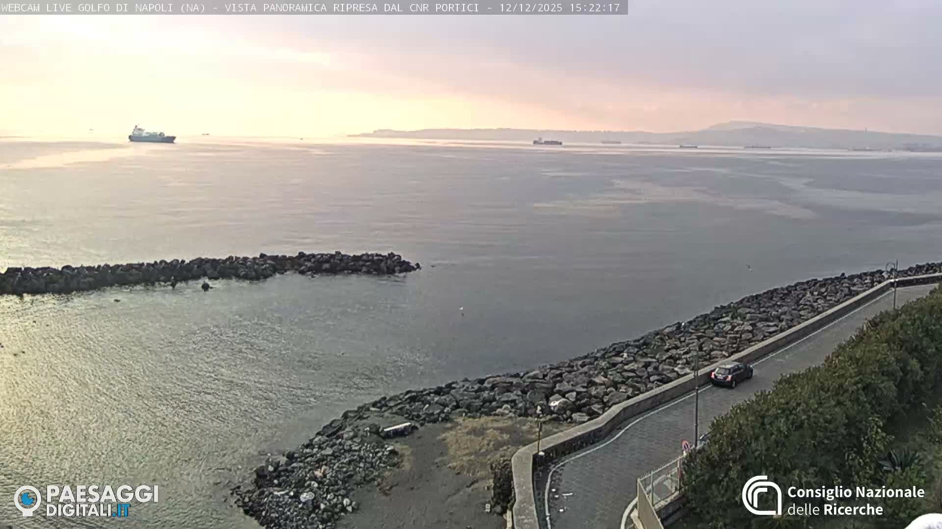 Napoli Gulf Live Cam  - Naples, Campania, Italy