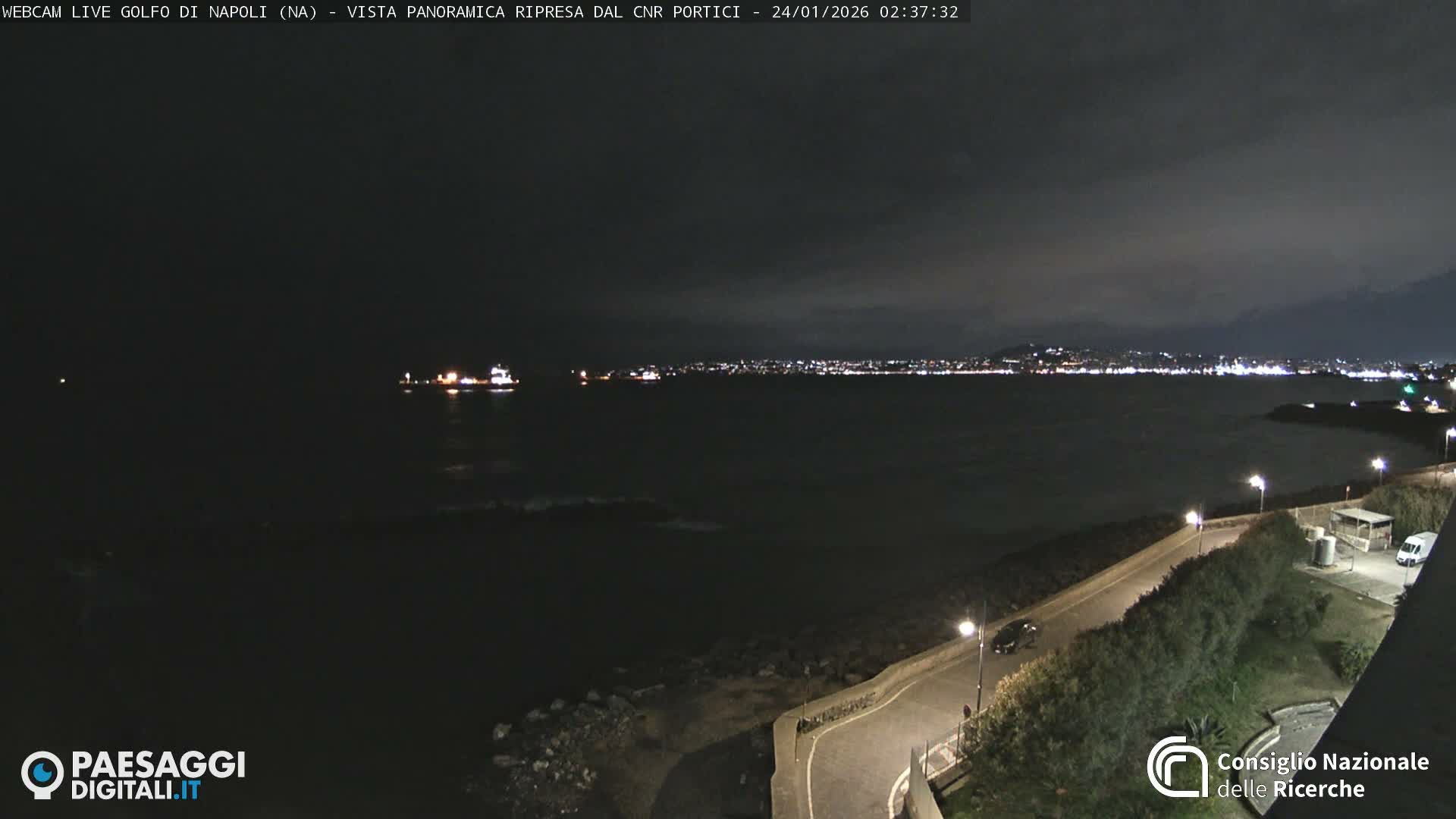 Napoli Gulf Live Cam  - Naples, Campania, Italy