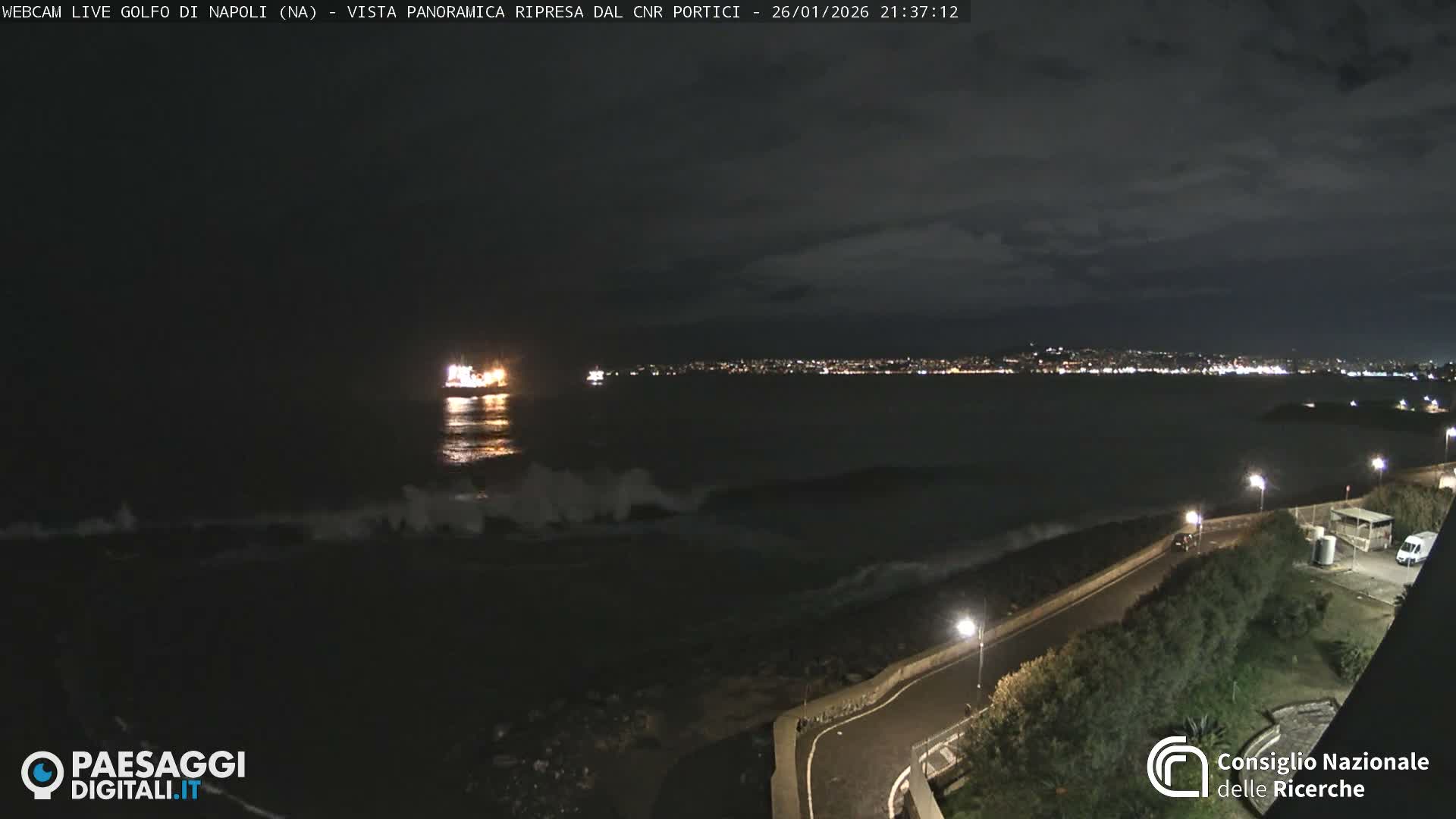 Napoli Gulf Live Cam  - Naples, Campania, Italy