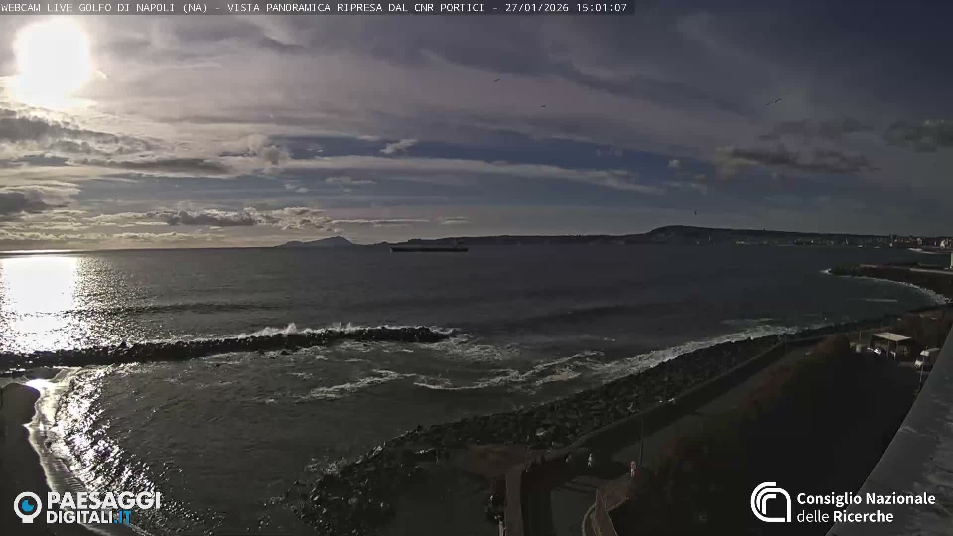 Napoli Gulf Live Cam  - Naples, Campania, Italy