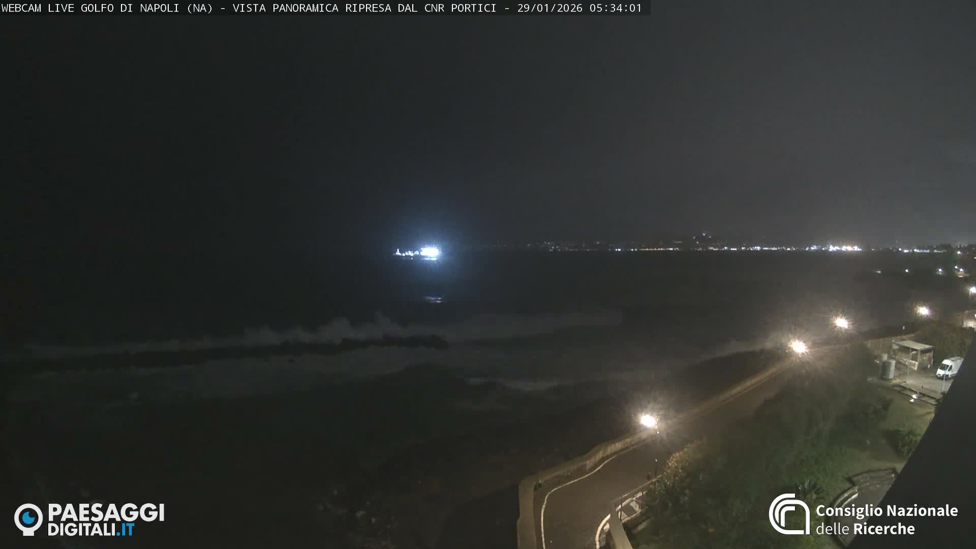 Napoli Gulf Live Cam  - Naples, Campania, Italy