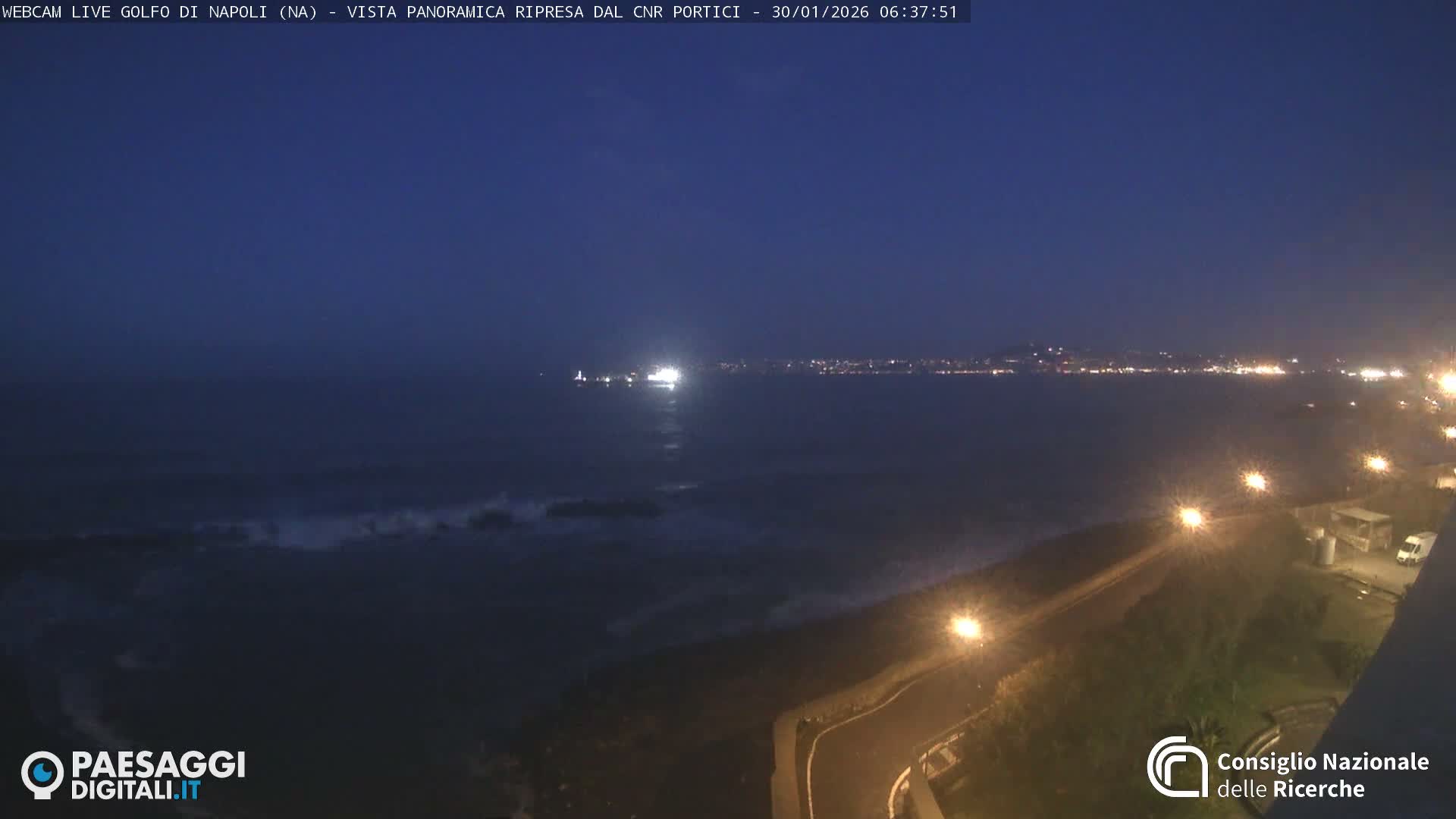 Napoli Gulf Live Cam  - Naples, Campania, Italy