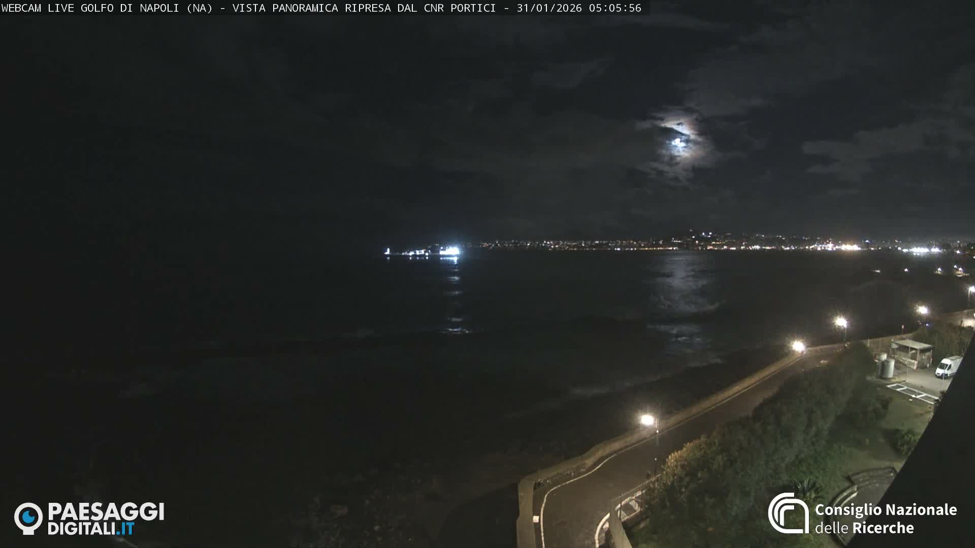Napoli Gulf Live Cam  - Naples, Campania, Italy