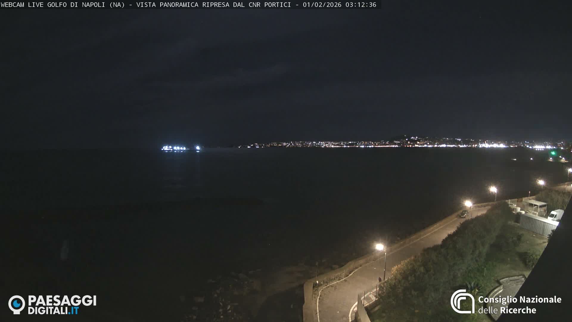 Napoli Gulf Live Cam  - Naples, Campania, Italy