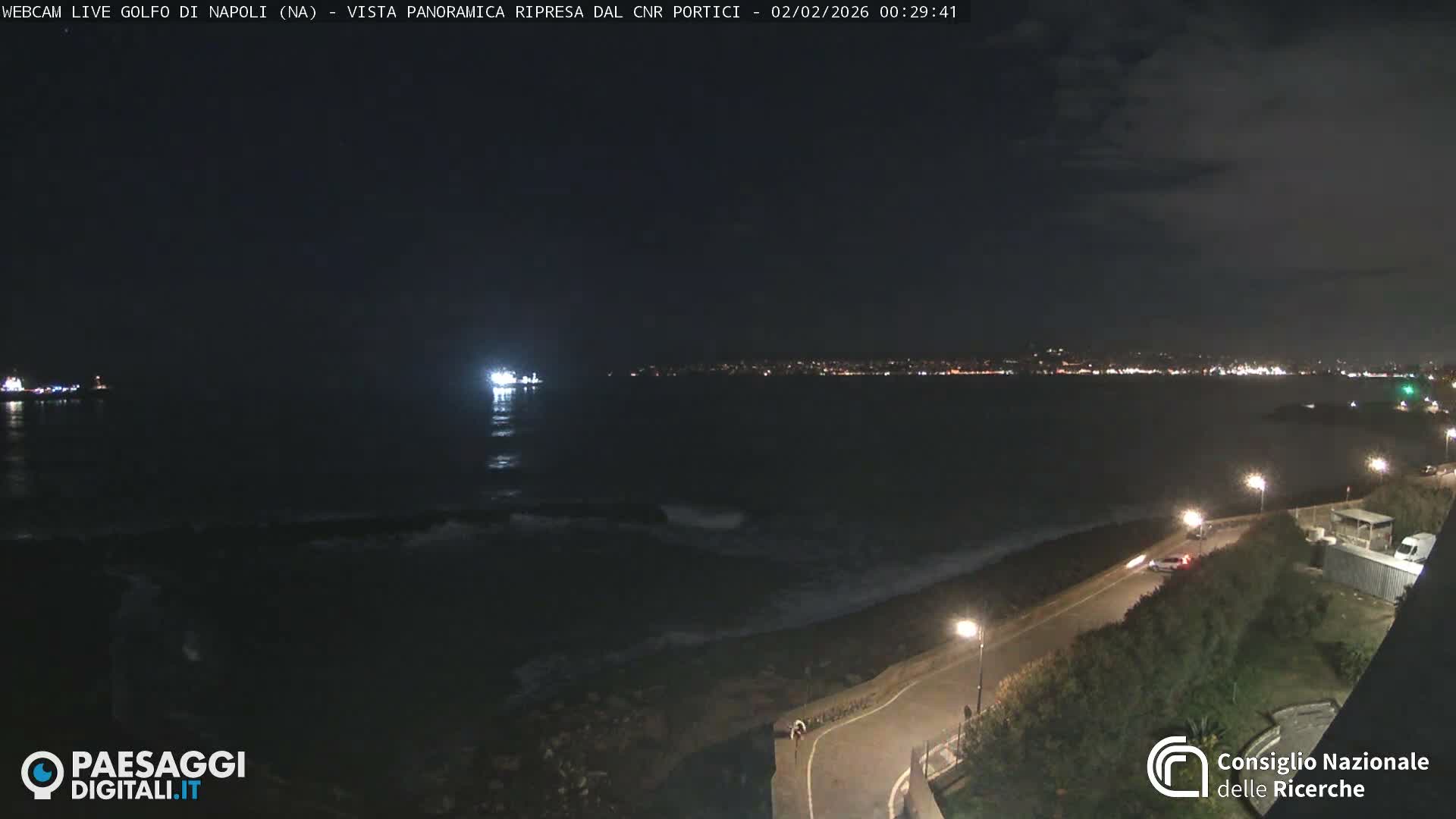 Napoli Gulf Live Cam  - Naples, Campania, Italy