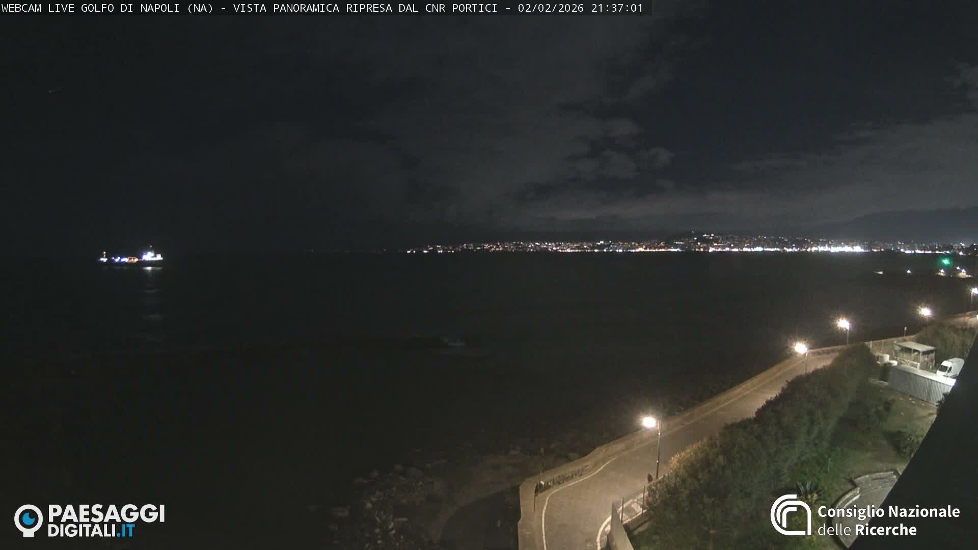Napoli Gulf Live Cam  - Naples, Campania, Italy