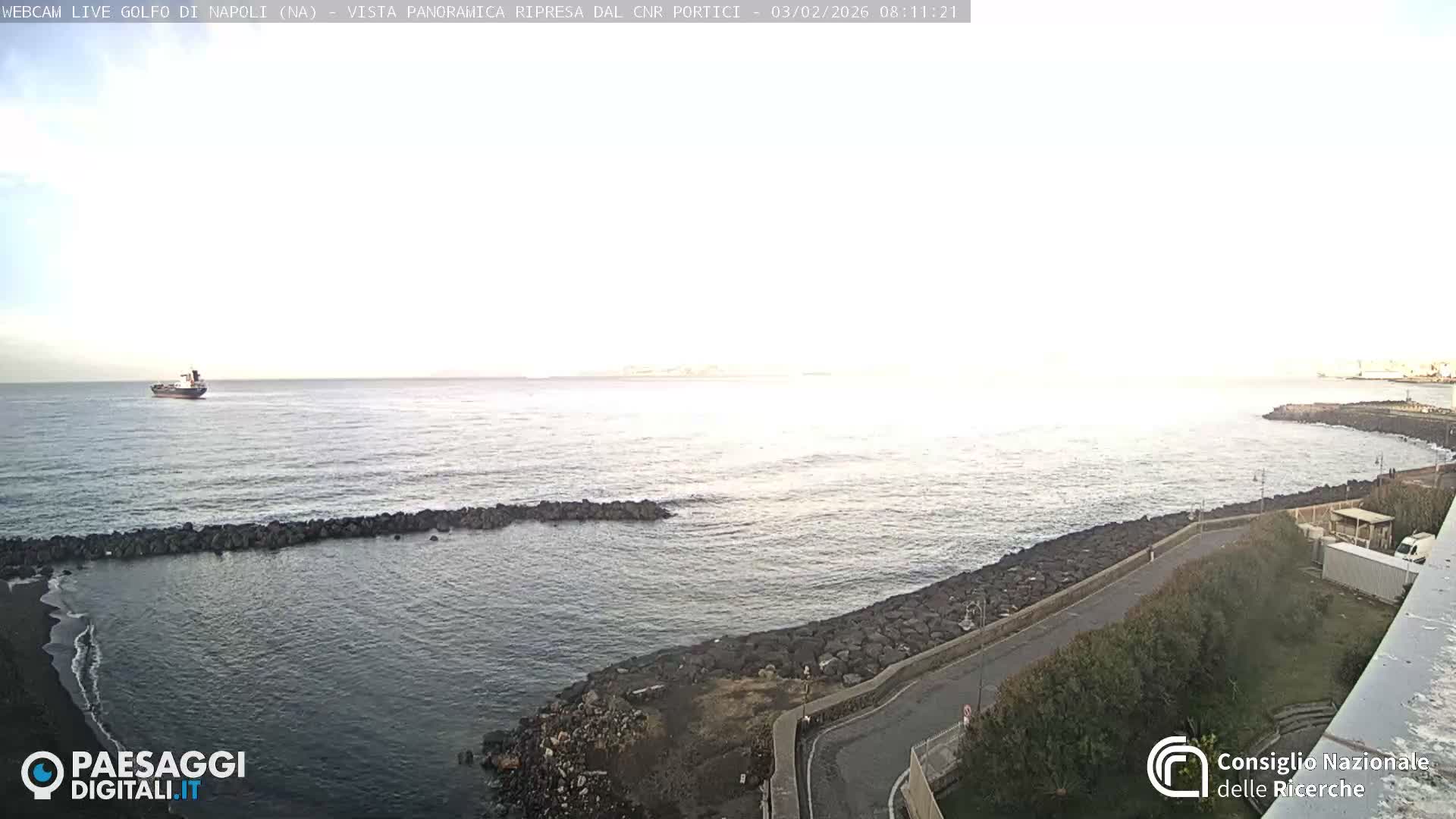 Napoli Gulf Live Cam  - Naples, Campania, Italy