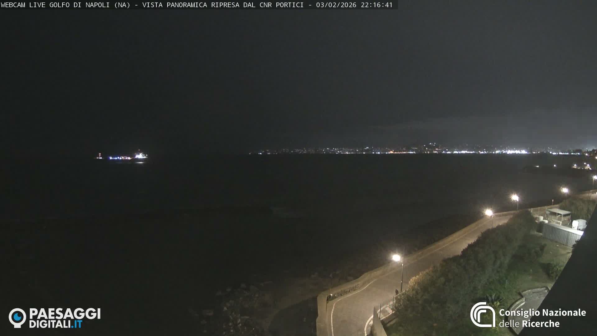 Napoli Gulf Live Cam  - Naples, Campania, Italy