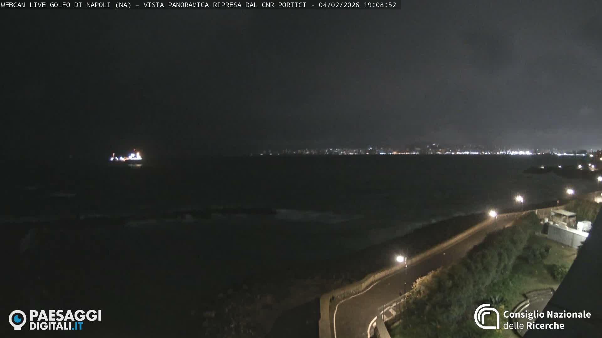 Napoli Gulf Live Cam  - Naples, Campania, Italy