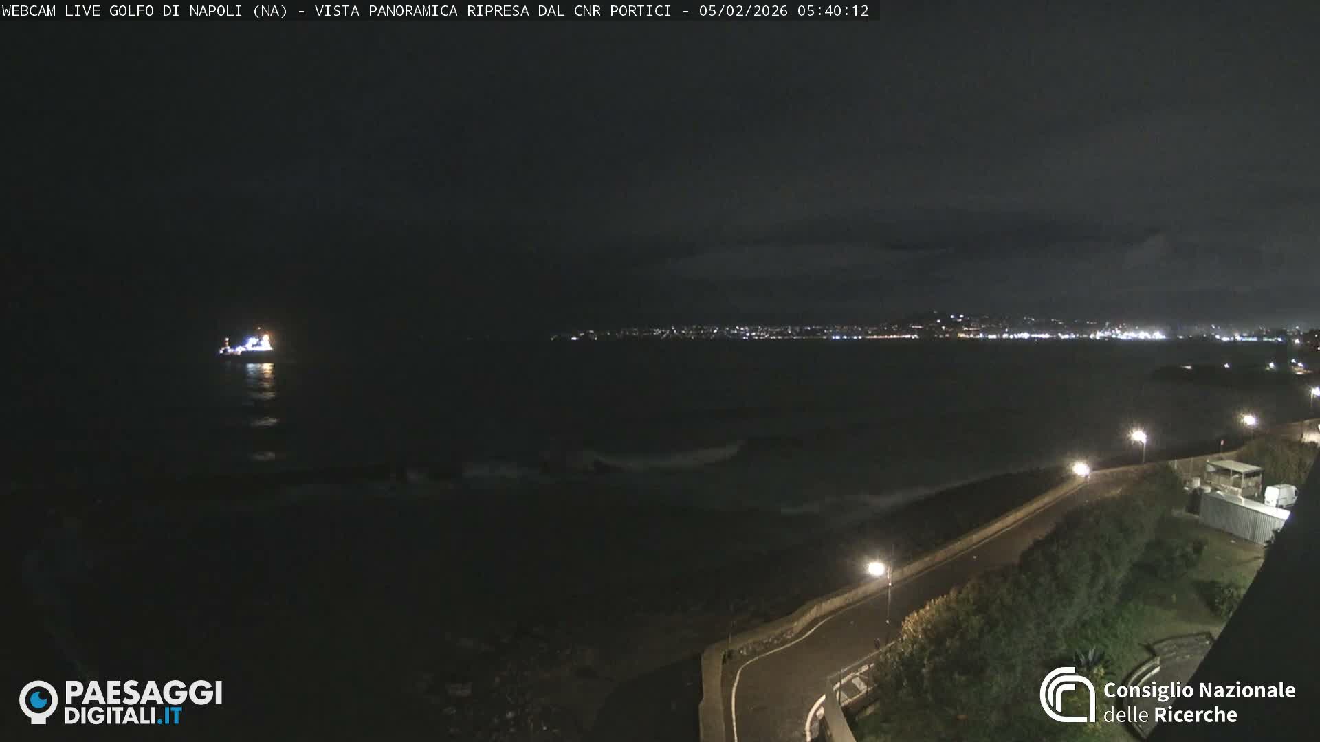 Napoli Gulf Live Cam  - Naples, Campania, Italy