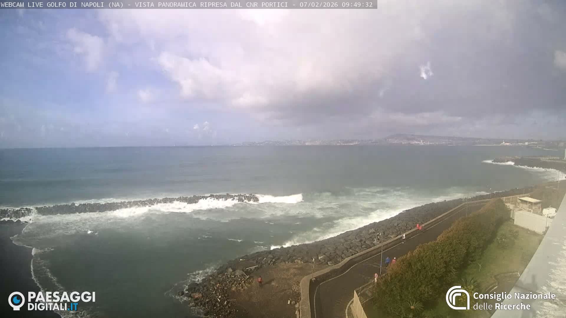 Napoli Gulf Live Cam  - Naples, Campania, Italy