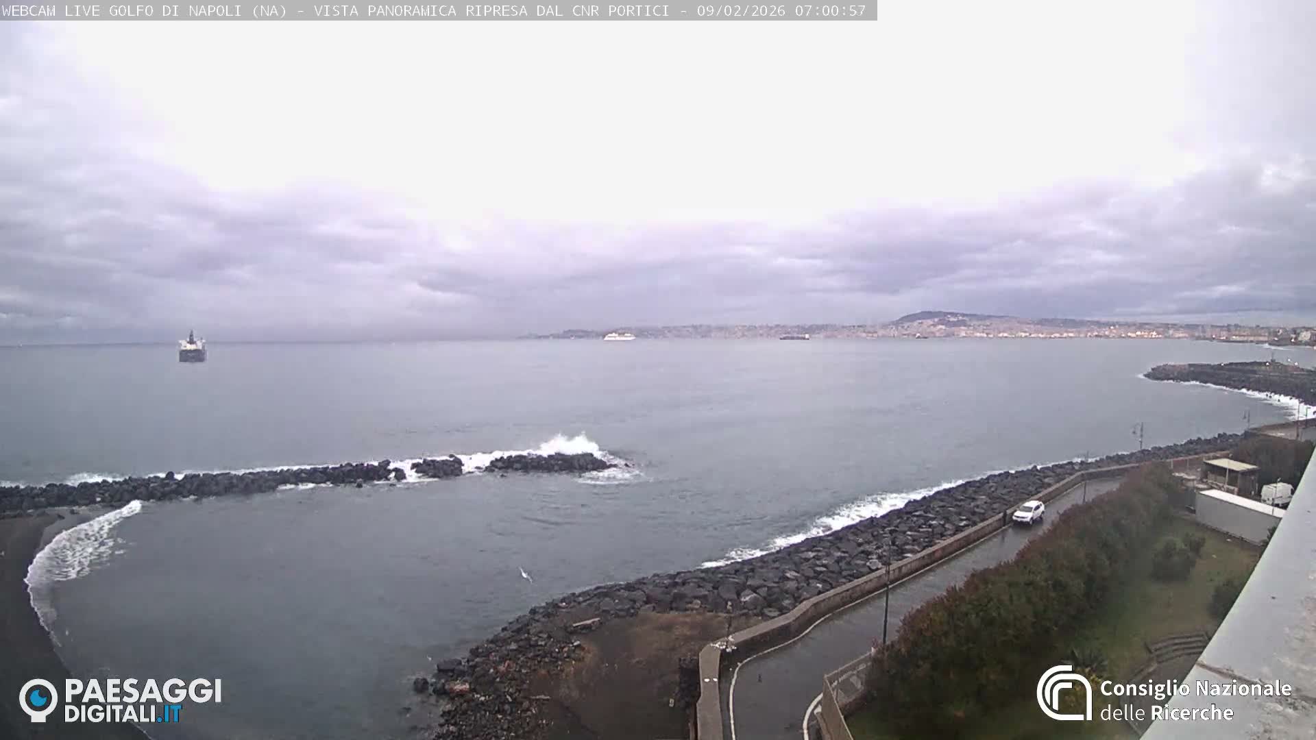 Napoli Gulf Live Cam  - Naples, Campania, Italy